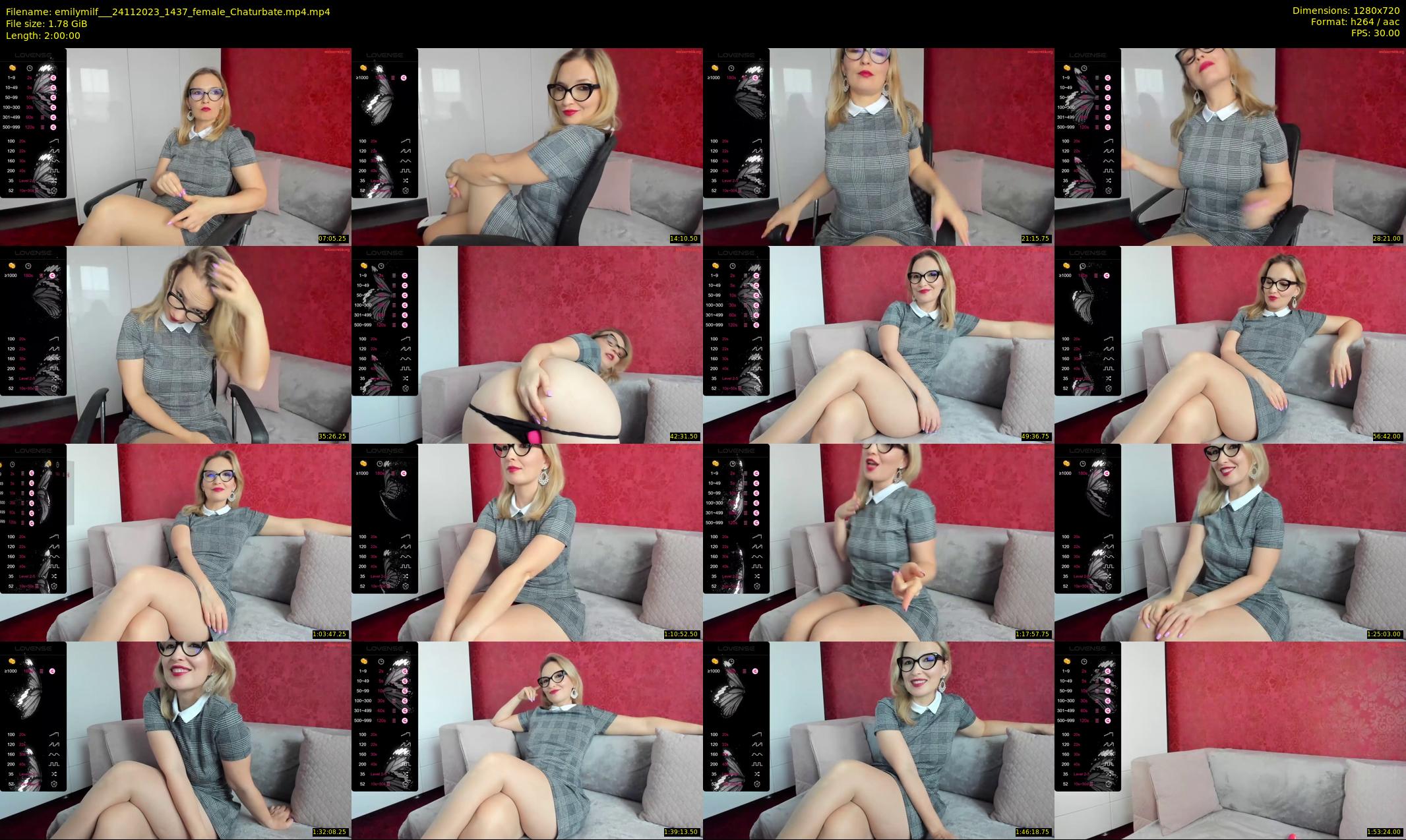 emilymilf__ — 120 minute Chaturbate female cam show recording, 720p, Nov 24, 2023