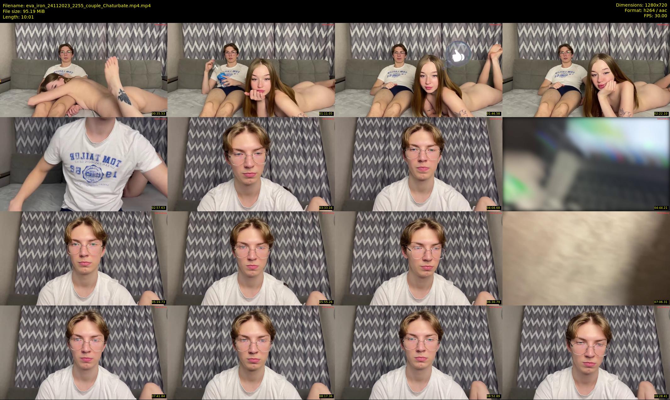 eva_iron — 11 minute Chaturbate couple cam show recording, 720p, Nov 24, 2023