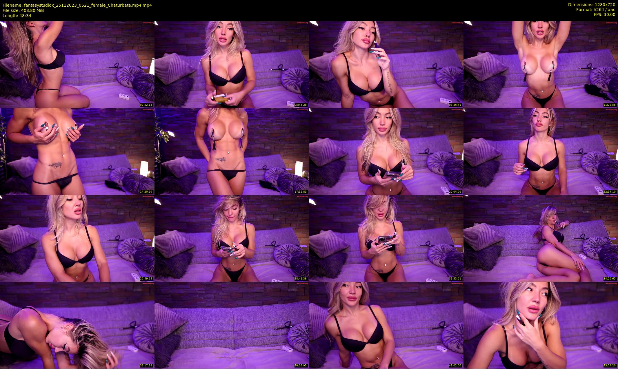fantasystudiox — 49 minute Chaturbate female cam show recording, 720p, Nov 25, 2023