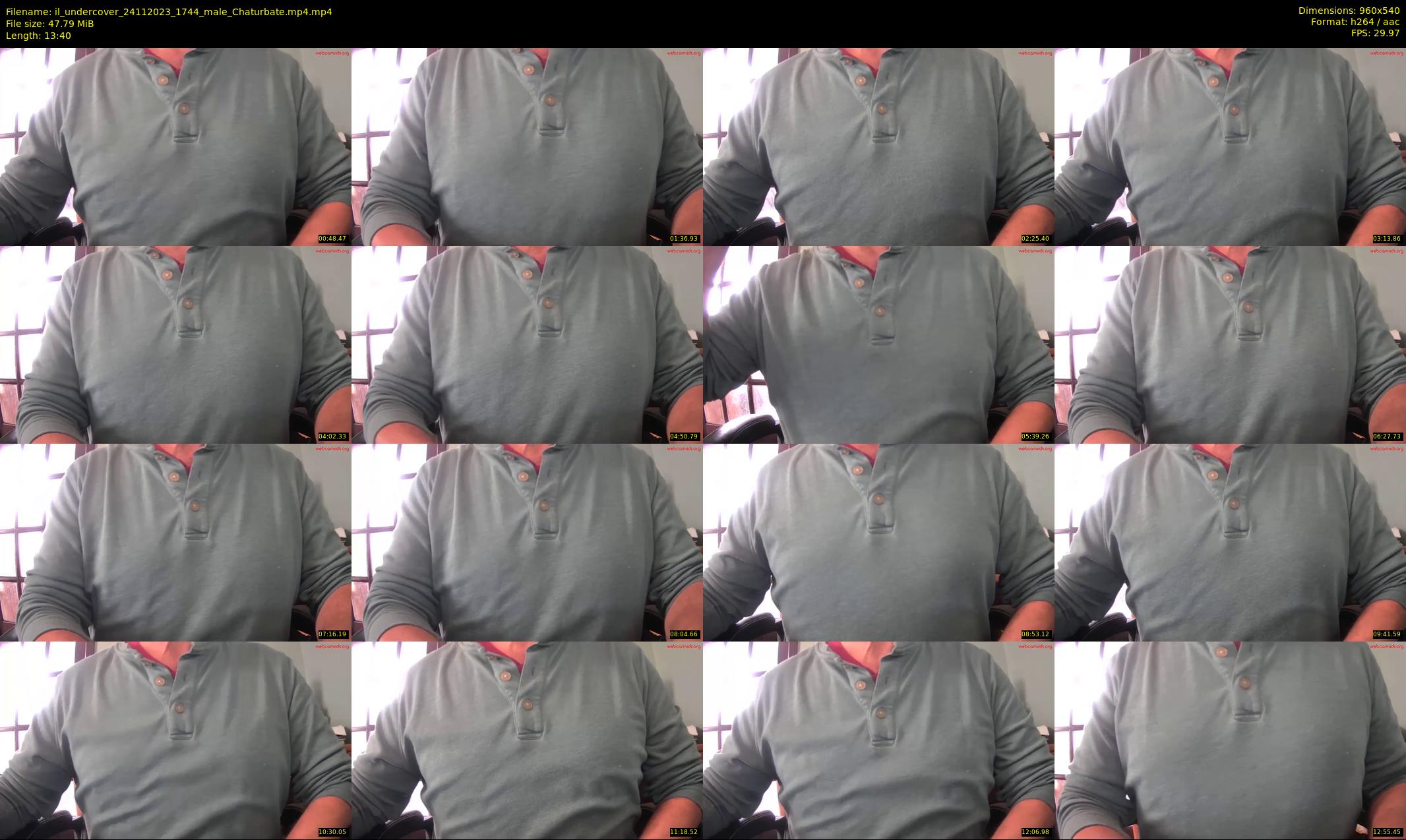 il_undercover — 14 minute Chaturbate male cam show recording, 480p, Nov 24, 2023
