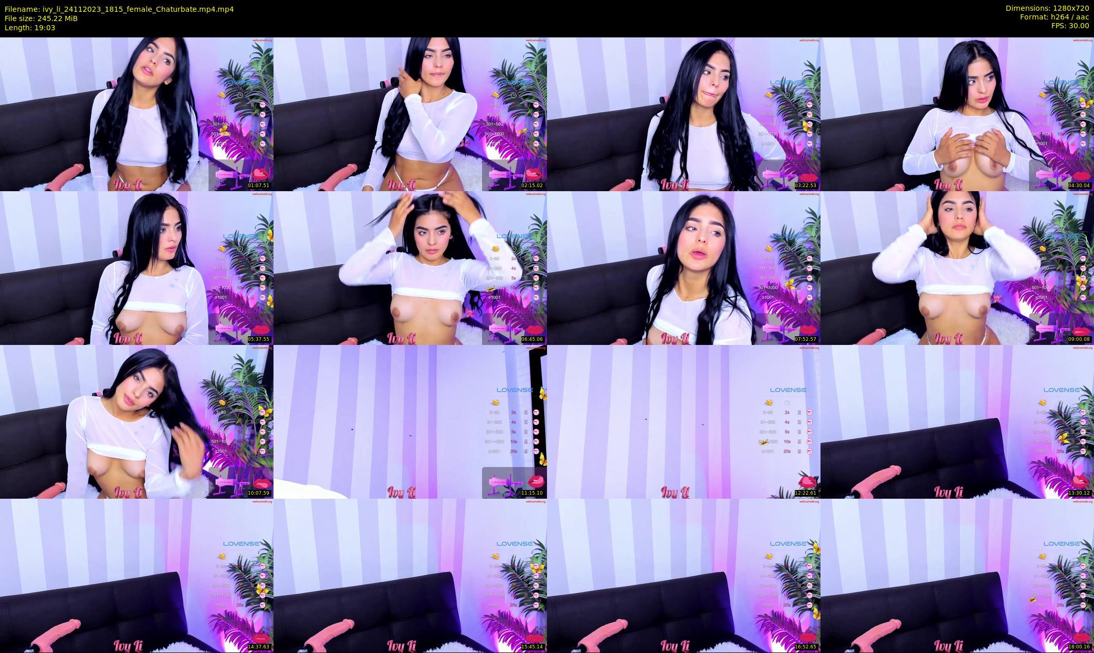 ivy_li — 20 minute Chaturbate female cam show recording, 720p, Nov 24, 2023