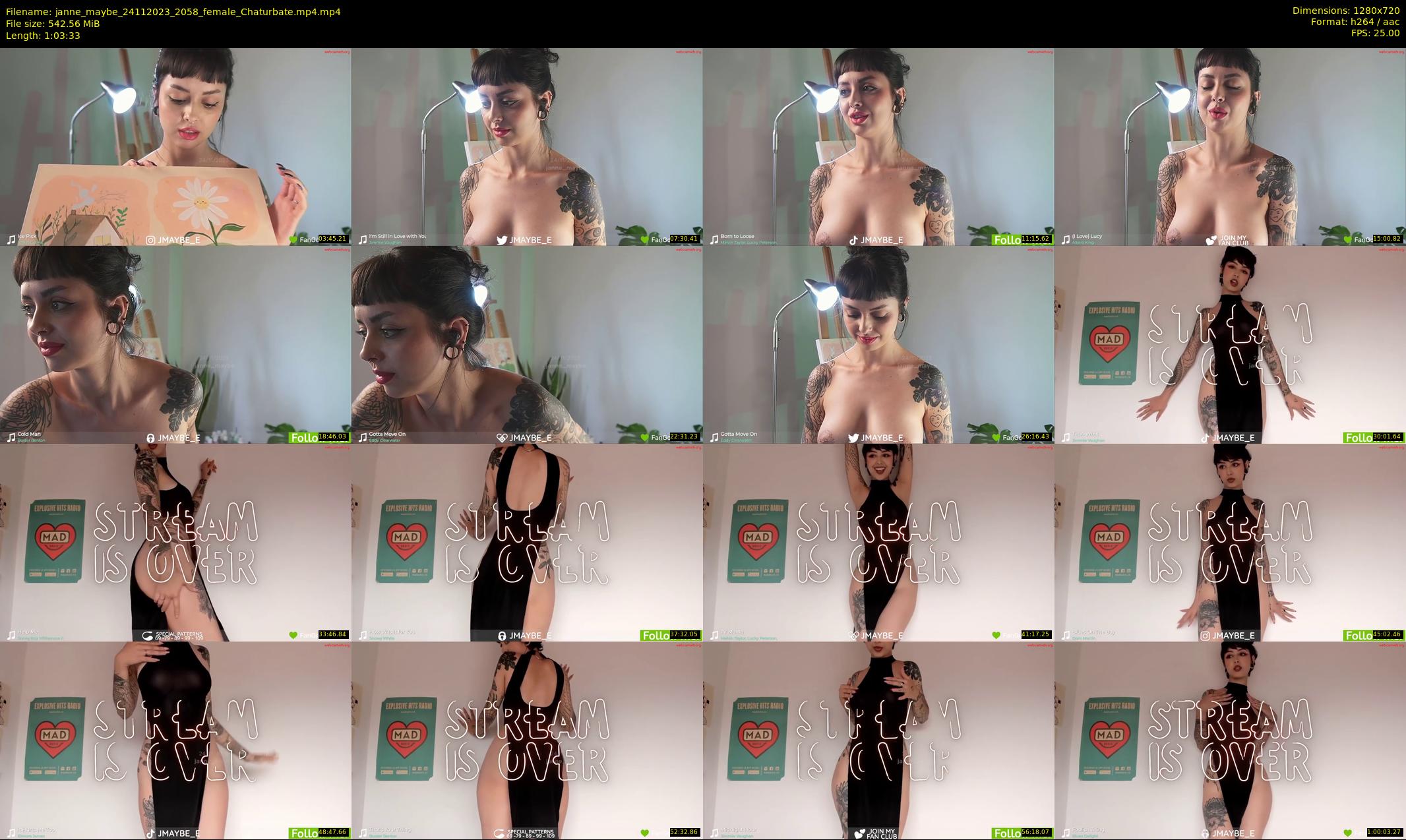 janne_maybe — 64 minute Chaturbate female cam show recording, 720p, Nov 24, 2023