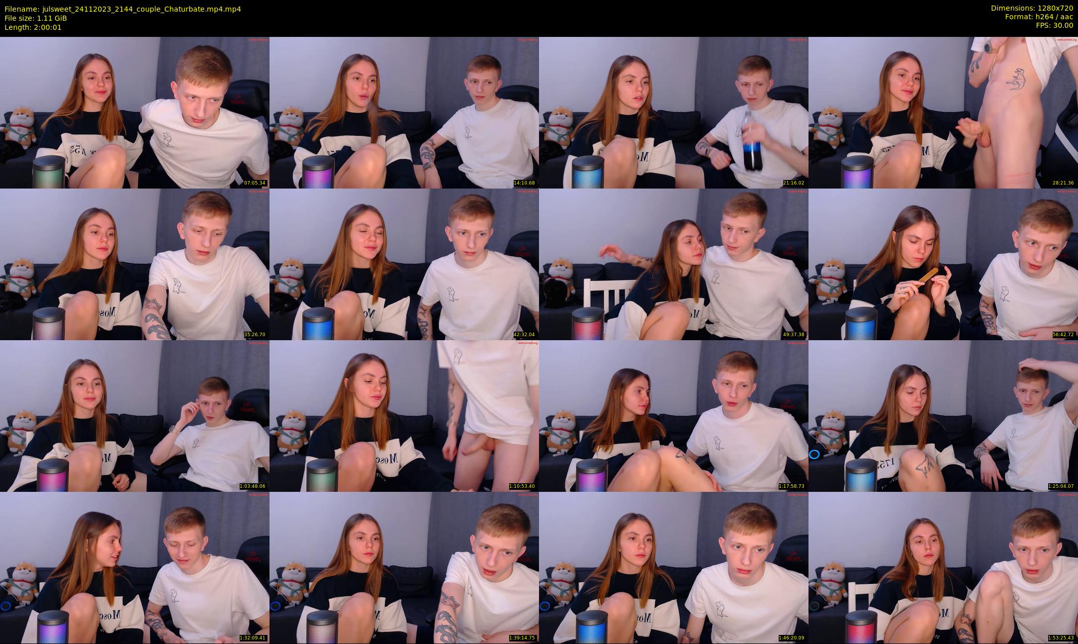 julsweet — 121 minute Chaturbate male cam show recording, 720p, Nov 24, 2023