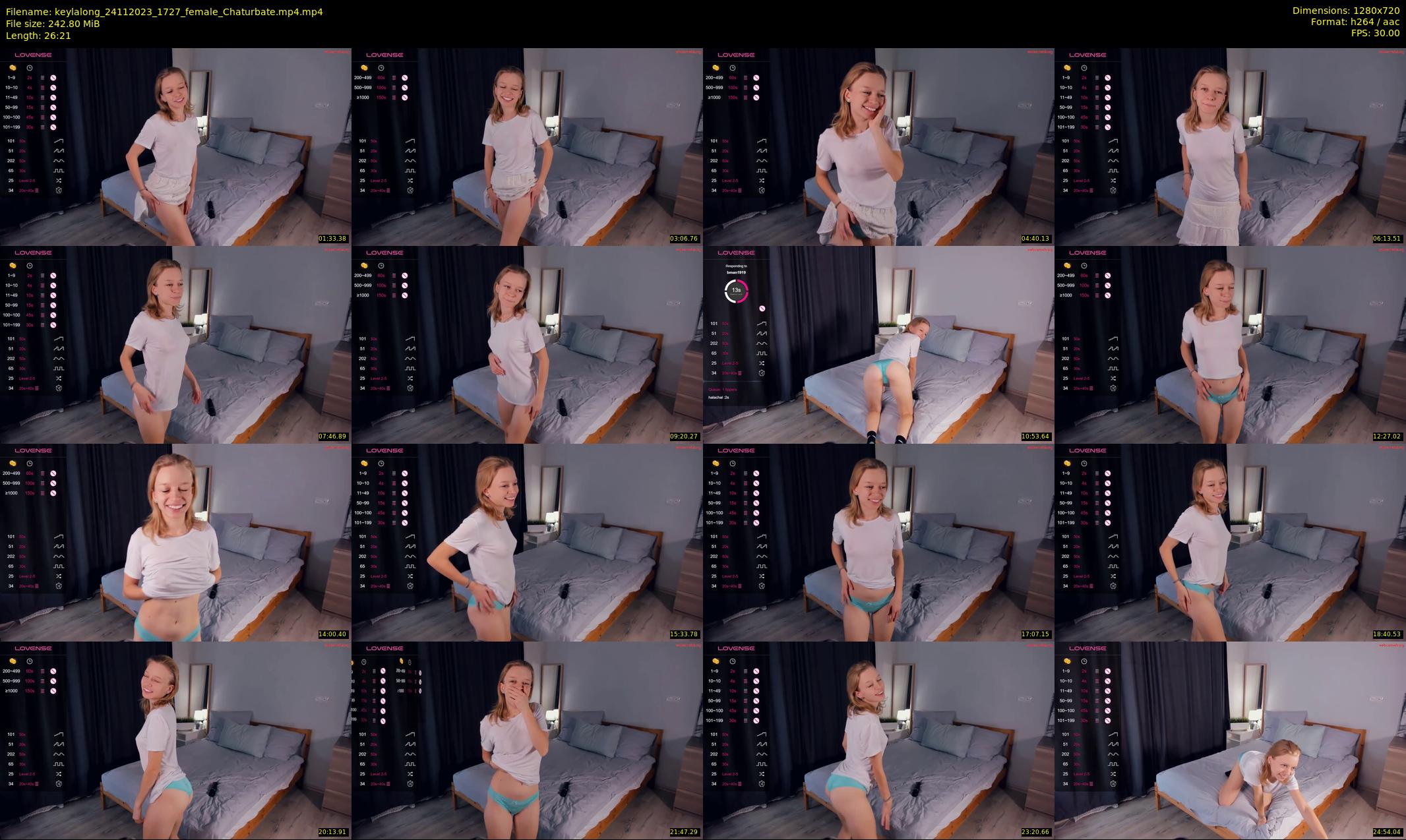 keylalong — 27 minute Chaturbate female cam show recording, 720p, Nov 24, 2023
