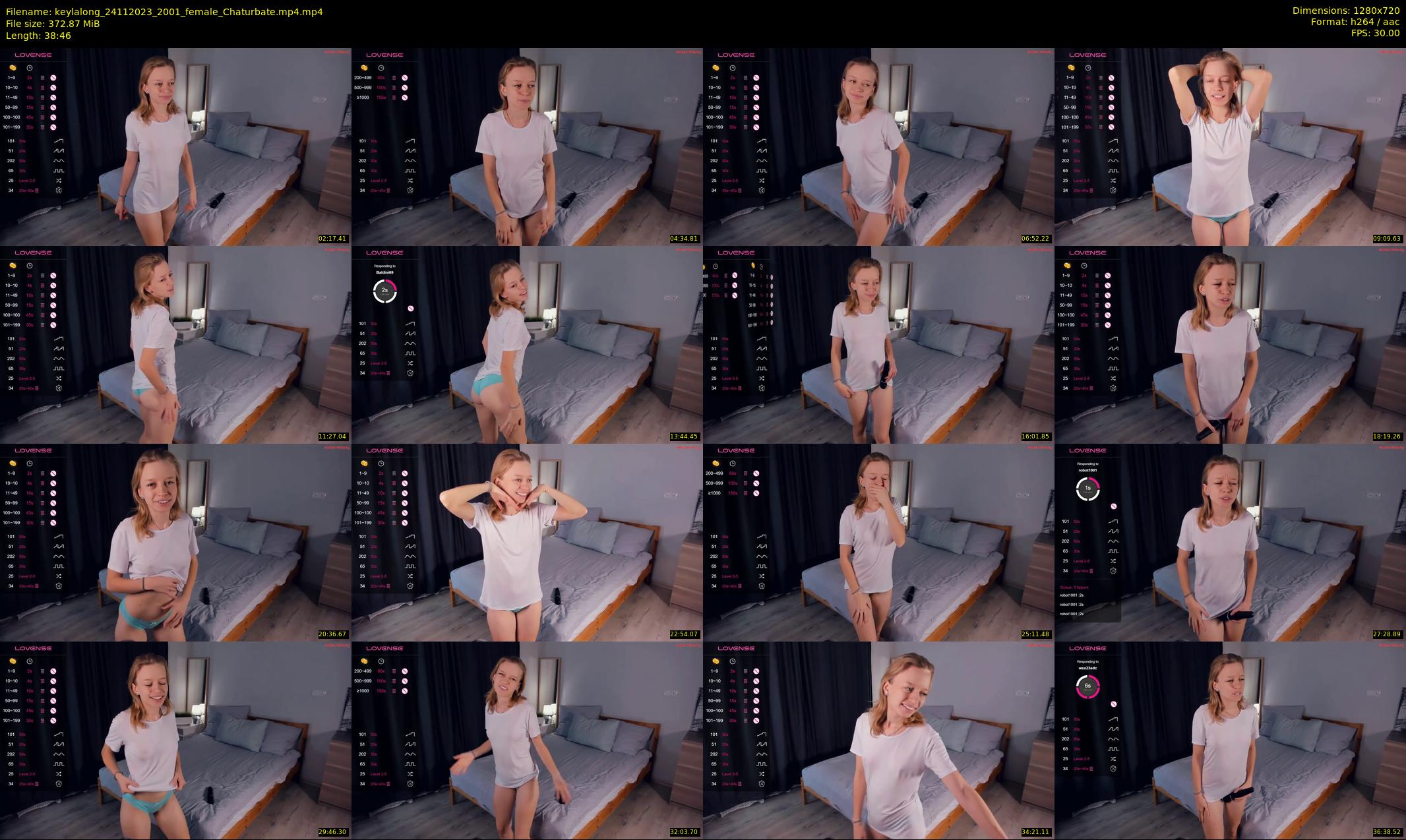 keylalong — 39 minute Chaturbate female cam show recording, 720p, Nov 24, 2023
