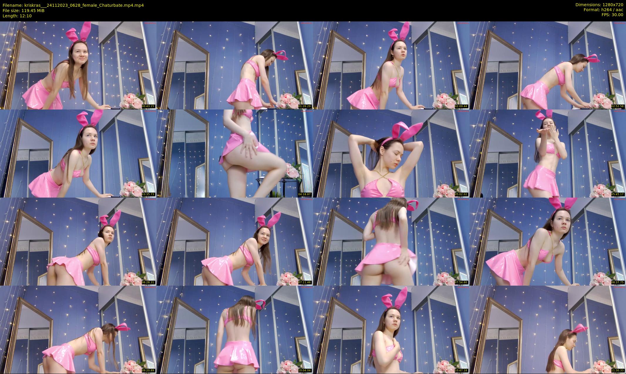 kriskras__ — 13 minute Chaturbate female cam show recording, 720p, Nov 24, 2023
