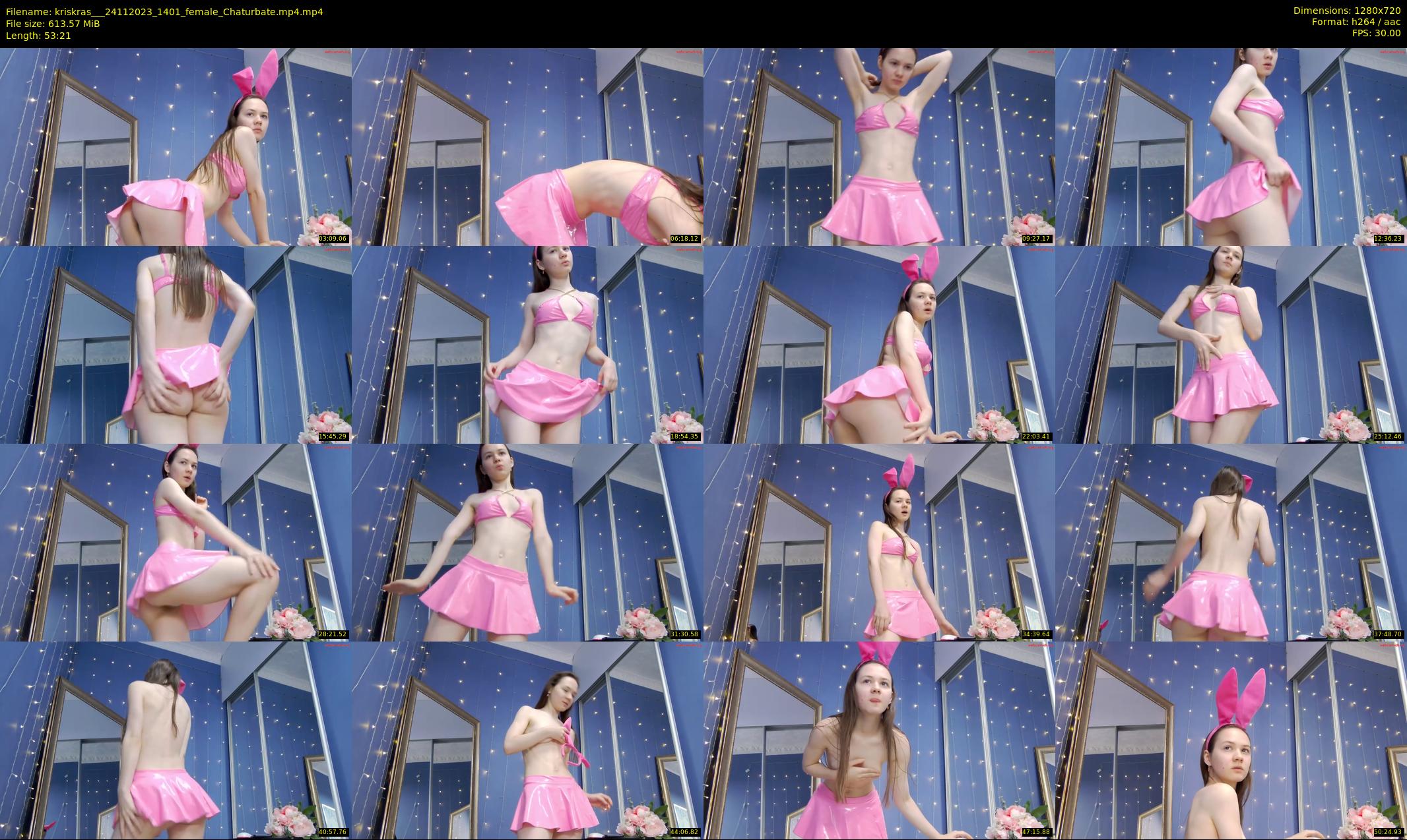 kriskras__ — 54 minute Chaturbate female cam show recording, 720p, Nov 24, 2023