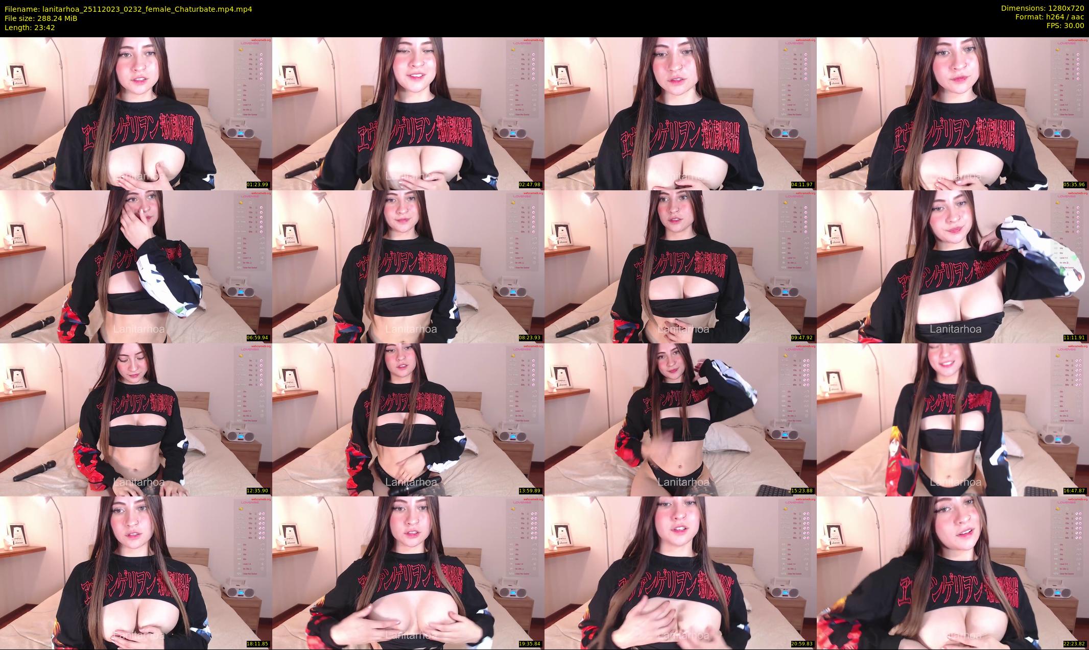 lanitarhoa — 24 minute Chaturbate female cam show recording, 720p, Nov 25, 2023