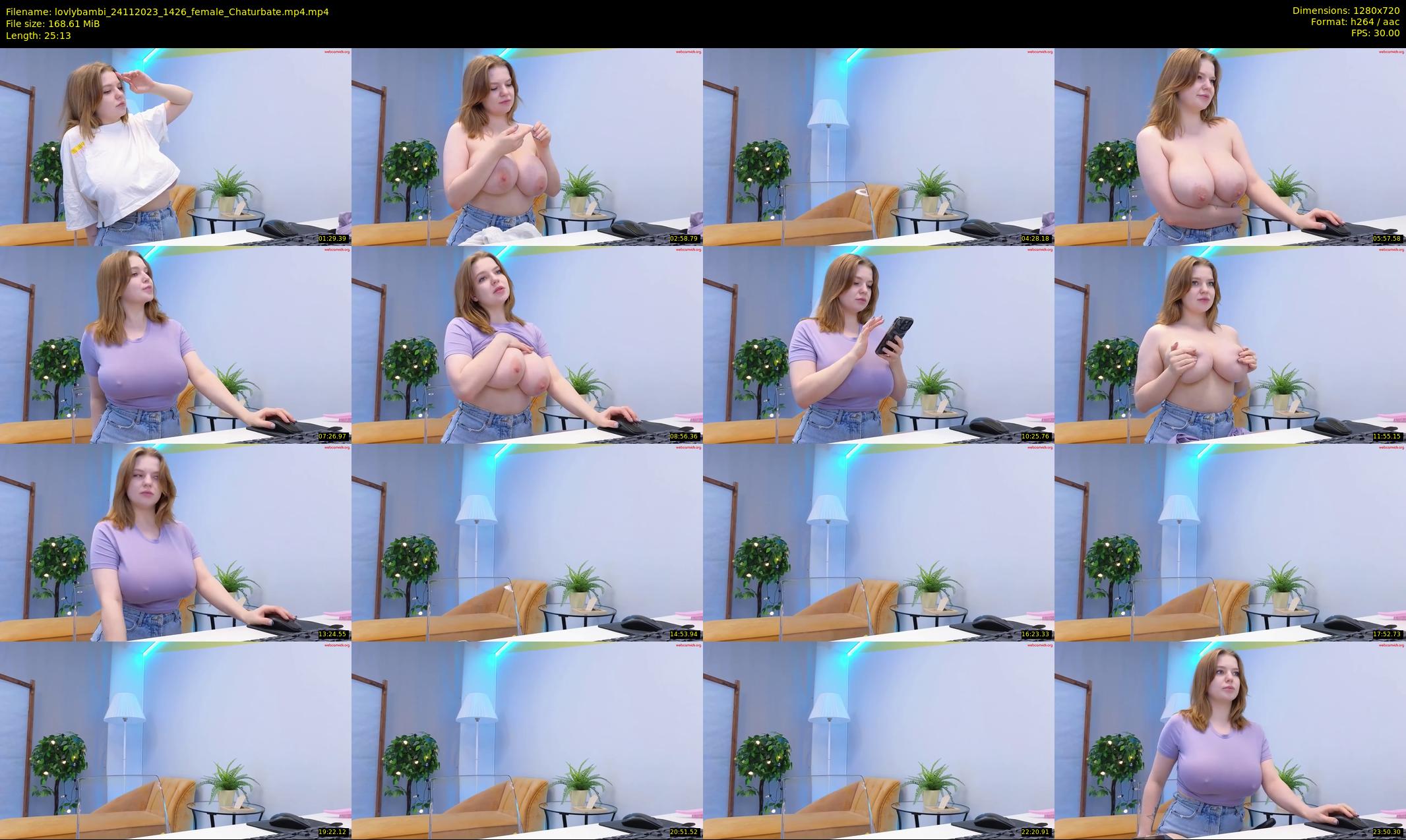 lovlybambi — 26 minute Chaturbate female cam show recording, 720p, Nov 24, 2023