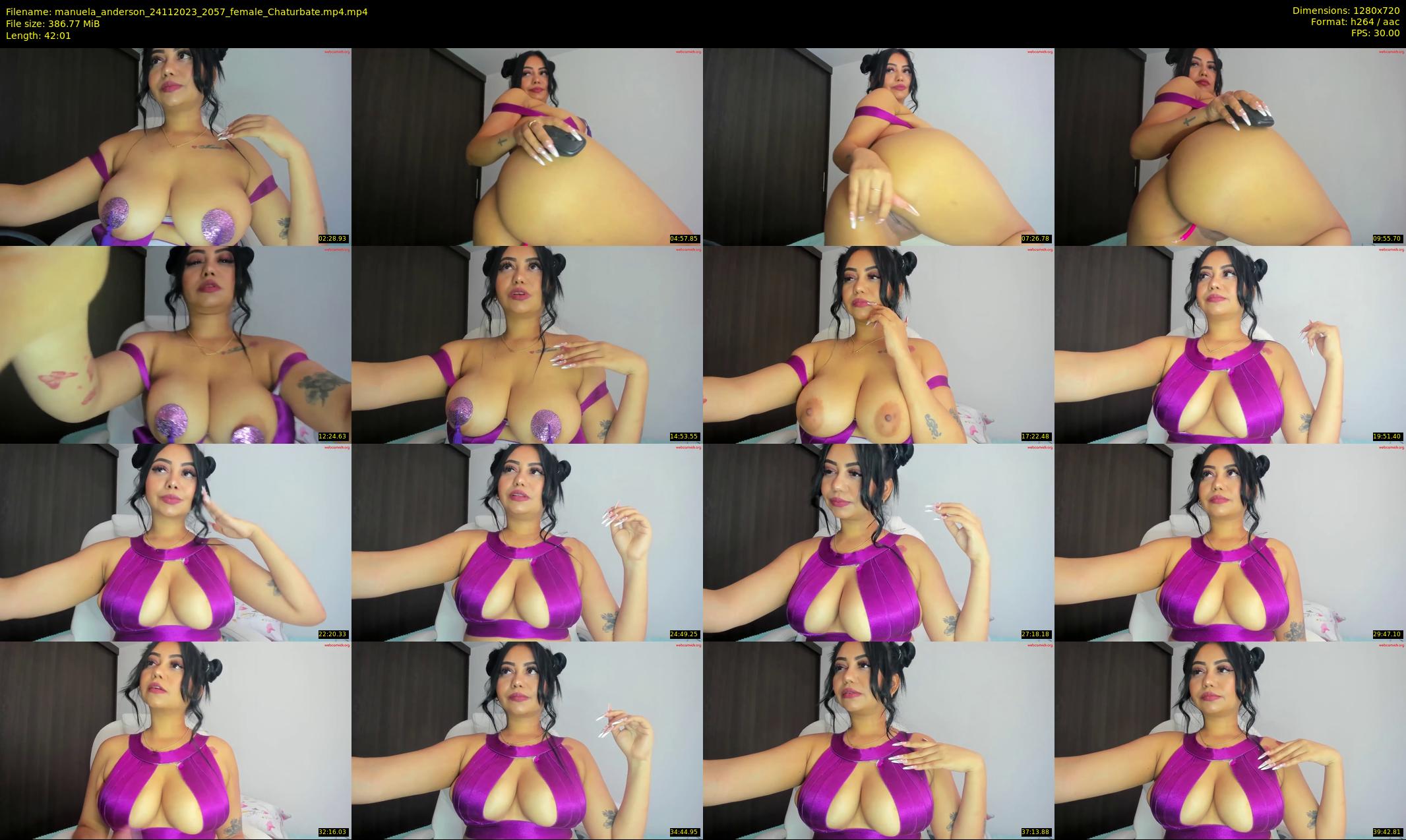 manuela_anderson — 43 minute Chaturbate female cam show recording, 720p, Nov 24, 2023