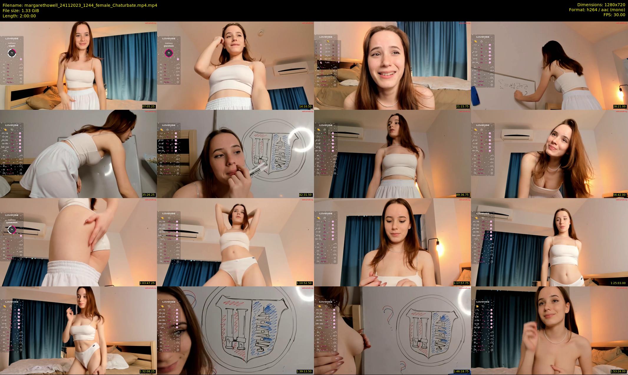 margarethowell — 120 minute Chaturbate female cam show recording, 720p, Nov 24, 2023