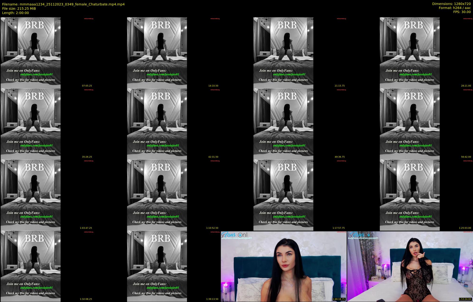 mmmaaa1234 — 120 minute Chaturbate female cam show recording, 720p, Nov 25, 2023