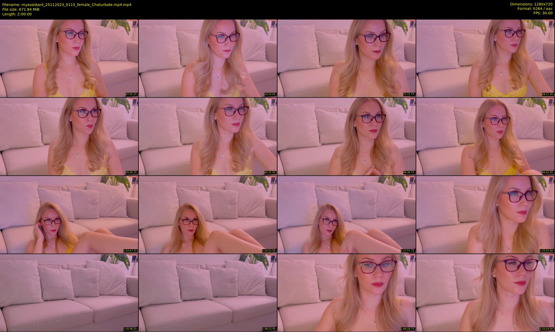 myassistant — 120 minute Chaturbate female cam show recording, 720p, Nov 25, 2023