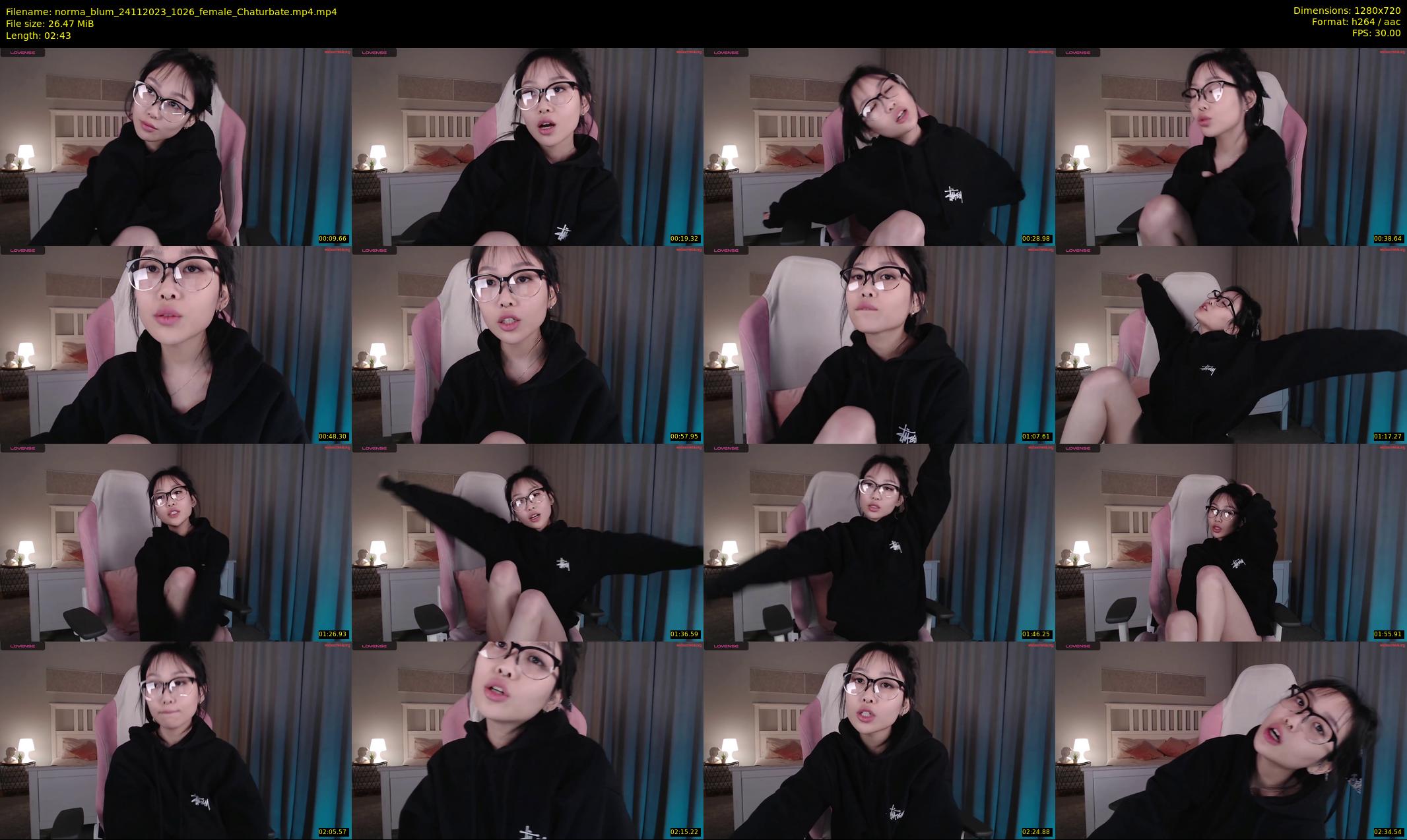 norma_blum — 3 minute Chaturbate female cam show recording, 720p, Nov 24, 2023
