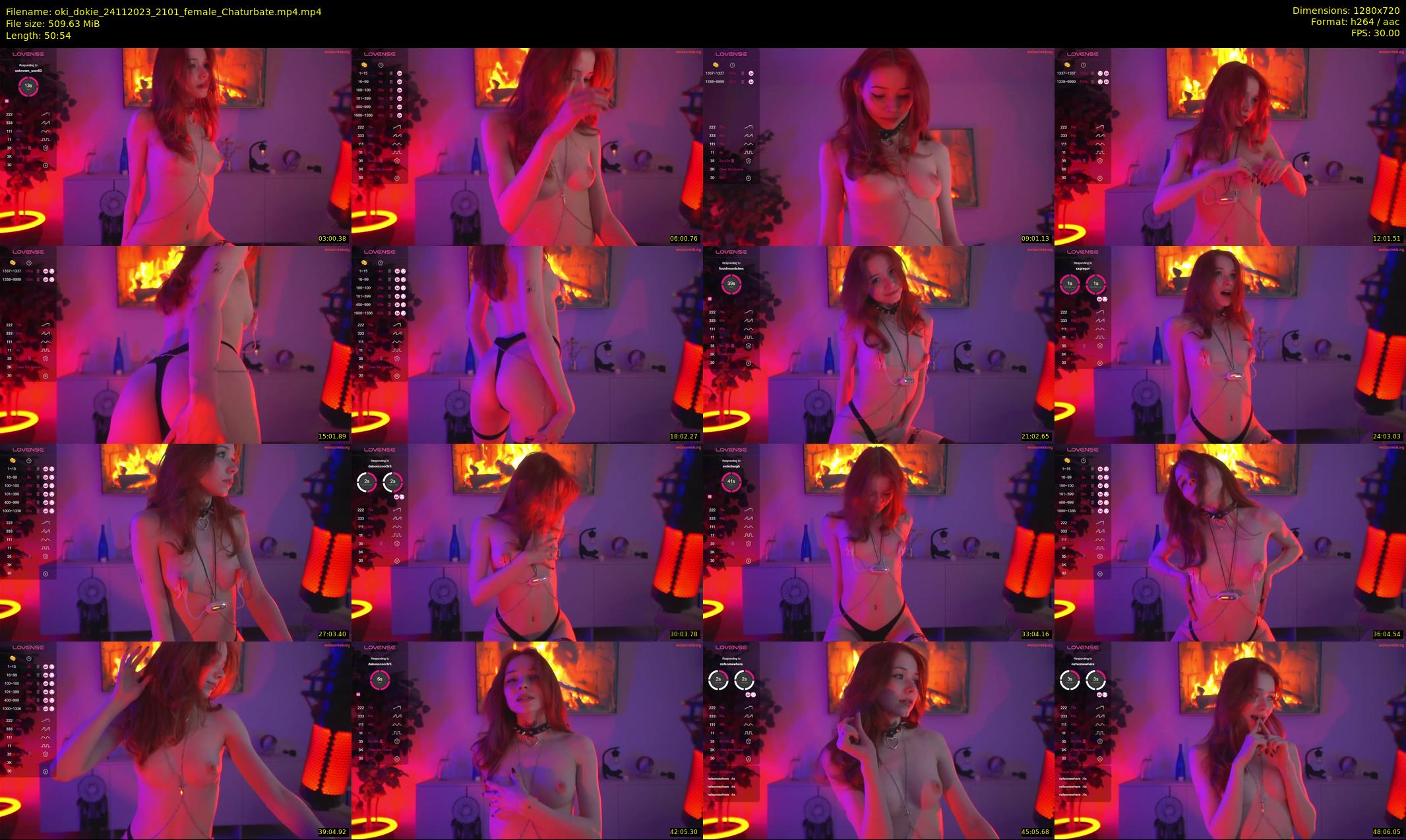 oki_dokie — 51 minute Chaturbate female cam show recording, 720p, Nov 24, 2023