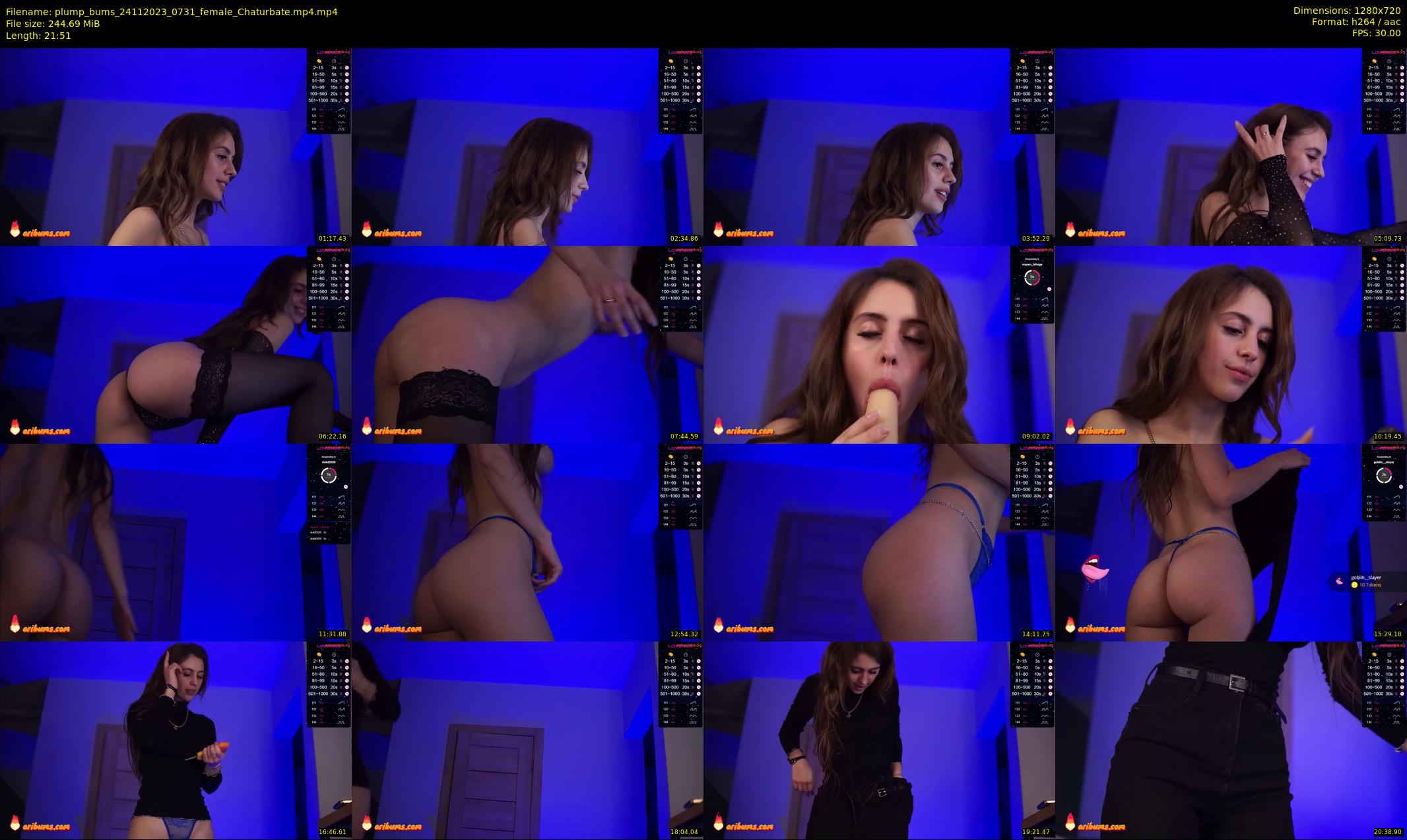 plump_bums — 22 minute Chaturbate female cam show recording, 720p, Nov 24, 2023