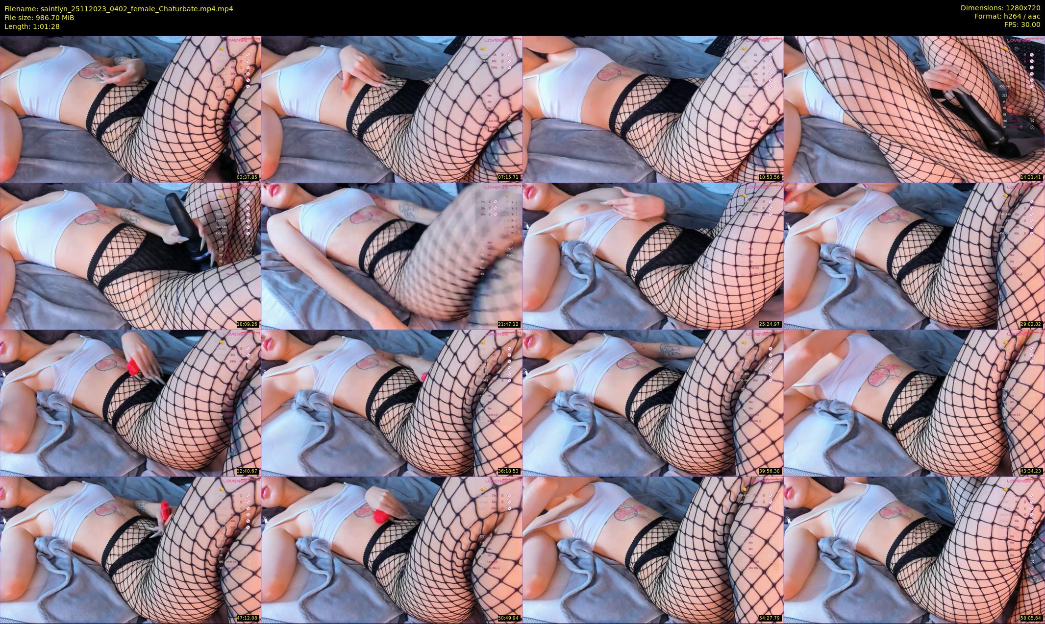 saintlyn — 62 minute Chaturbate female cam show recording, 720p, Nov 25, 2023