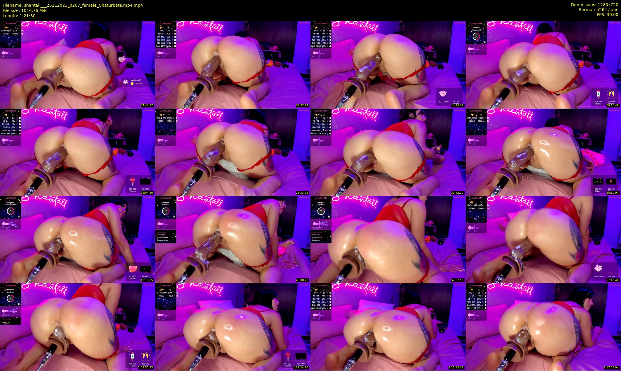 shantall__ — 82 minute Chaturbate female cam show recording, 720p, Nov 25, 2023