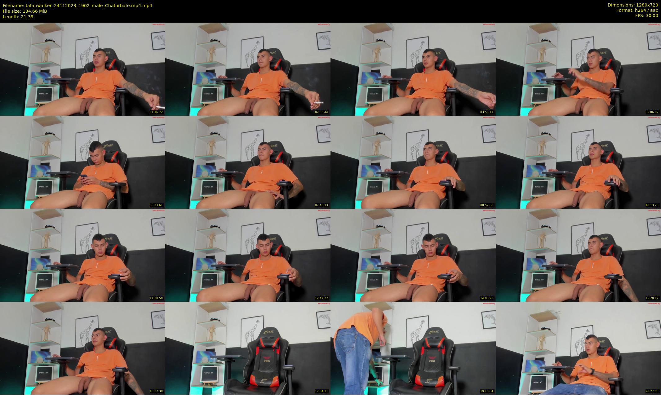 tatanwalker — 22 minute Chaturbate male cam show recording, 720p, Nov 24, 2023