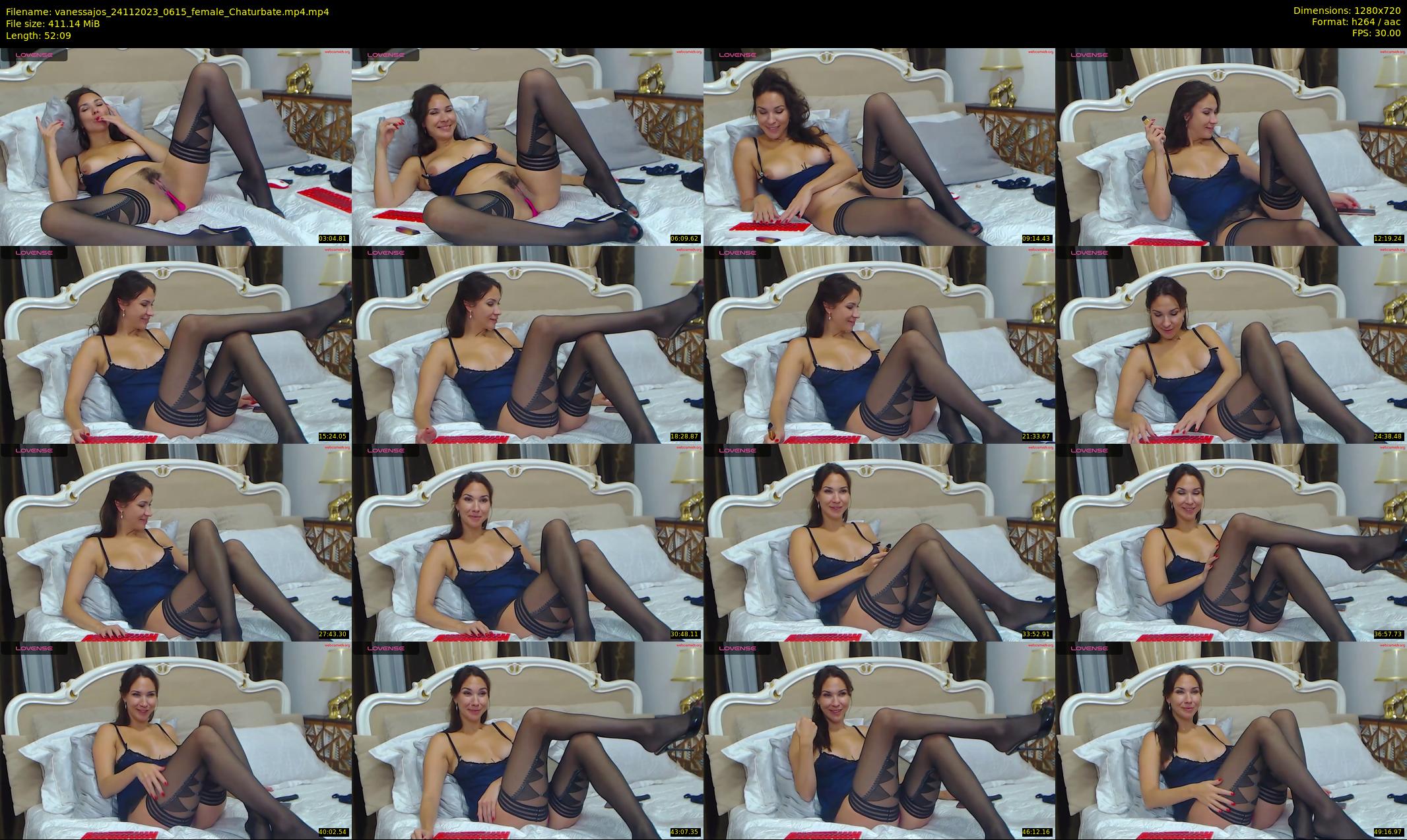 vanessajos — 53 minute Chaturbate female cam show recording, 720p, Nov 24, 2023