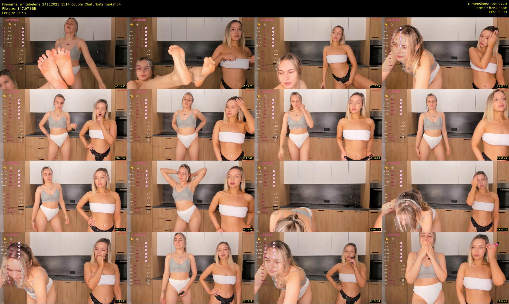 whitehelene — 14 minute Chaturbate female cam show recording, 720p, Nov 24, 2023