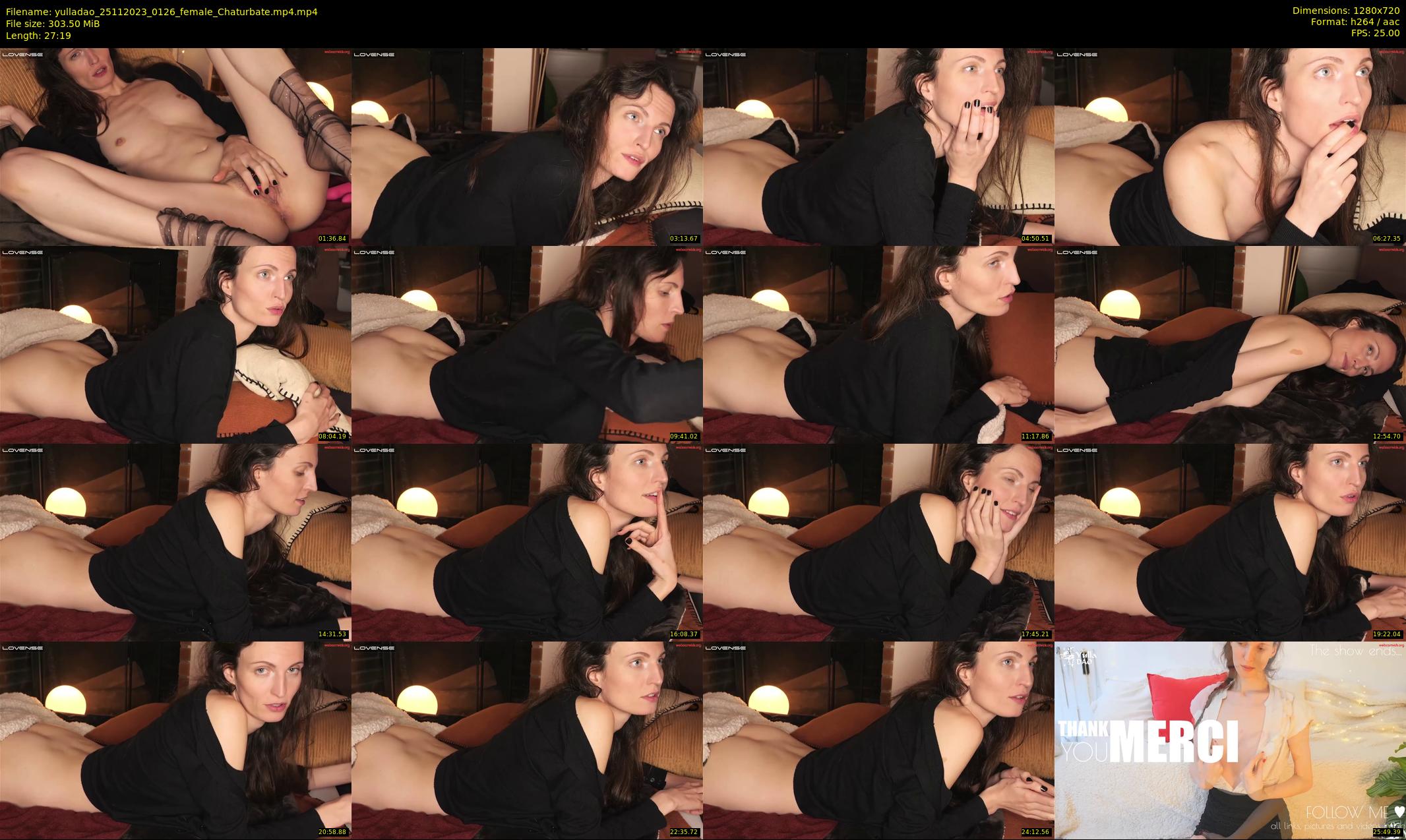 yulladao — 28 minute Chaturbate female cam show recording, 720p, Nov 25, 2023