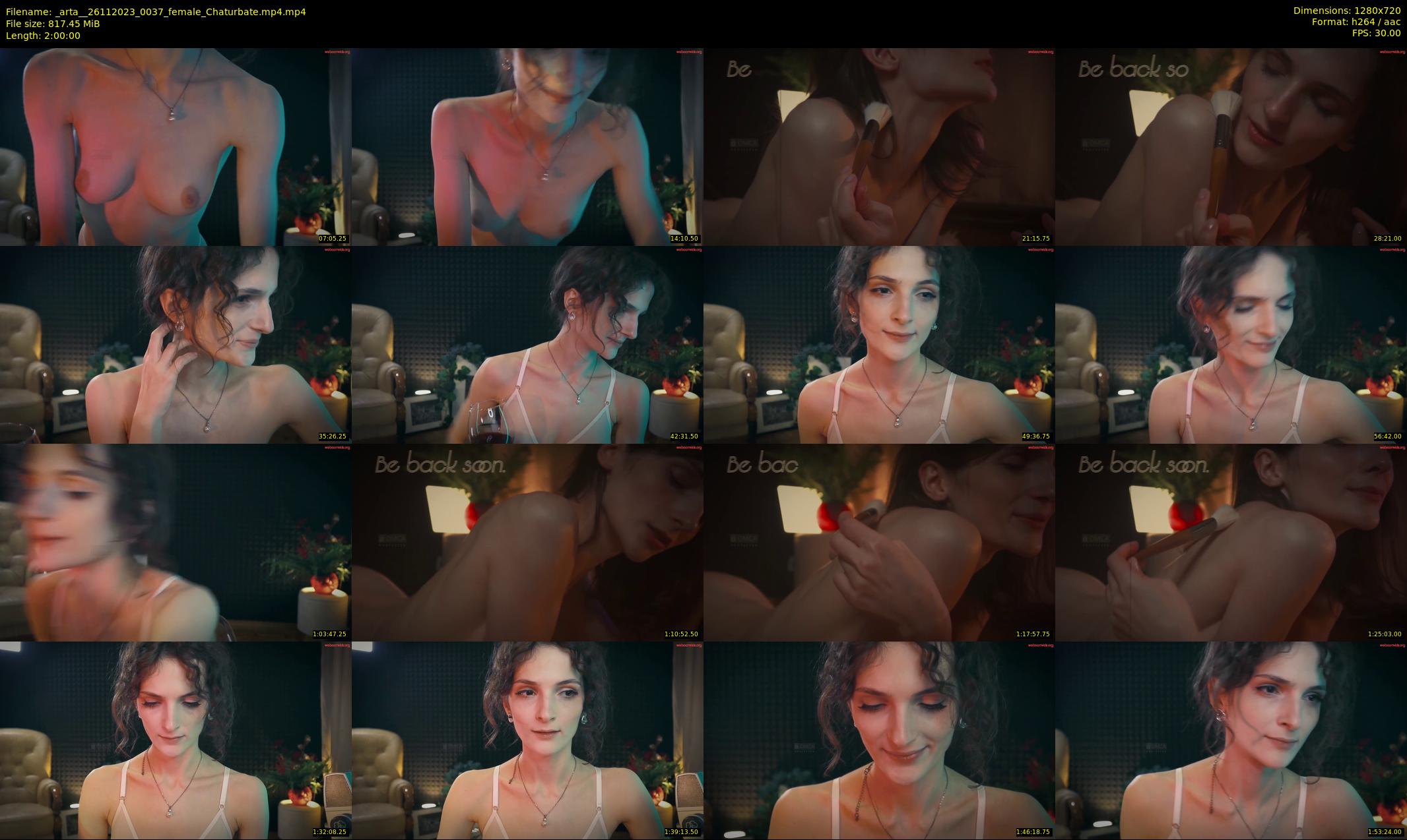 _arta_ — 120 minute Chaturbate female cam show recording, 720p, Nov 26, 2023