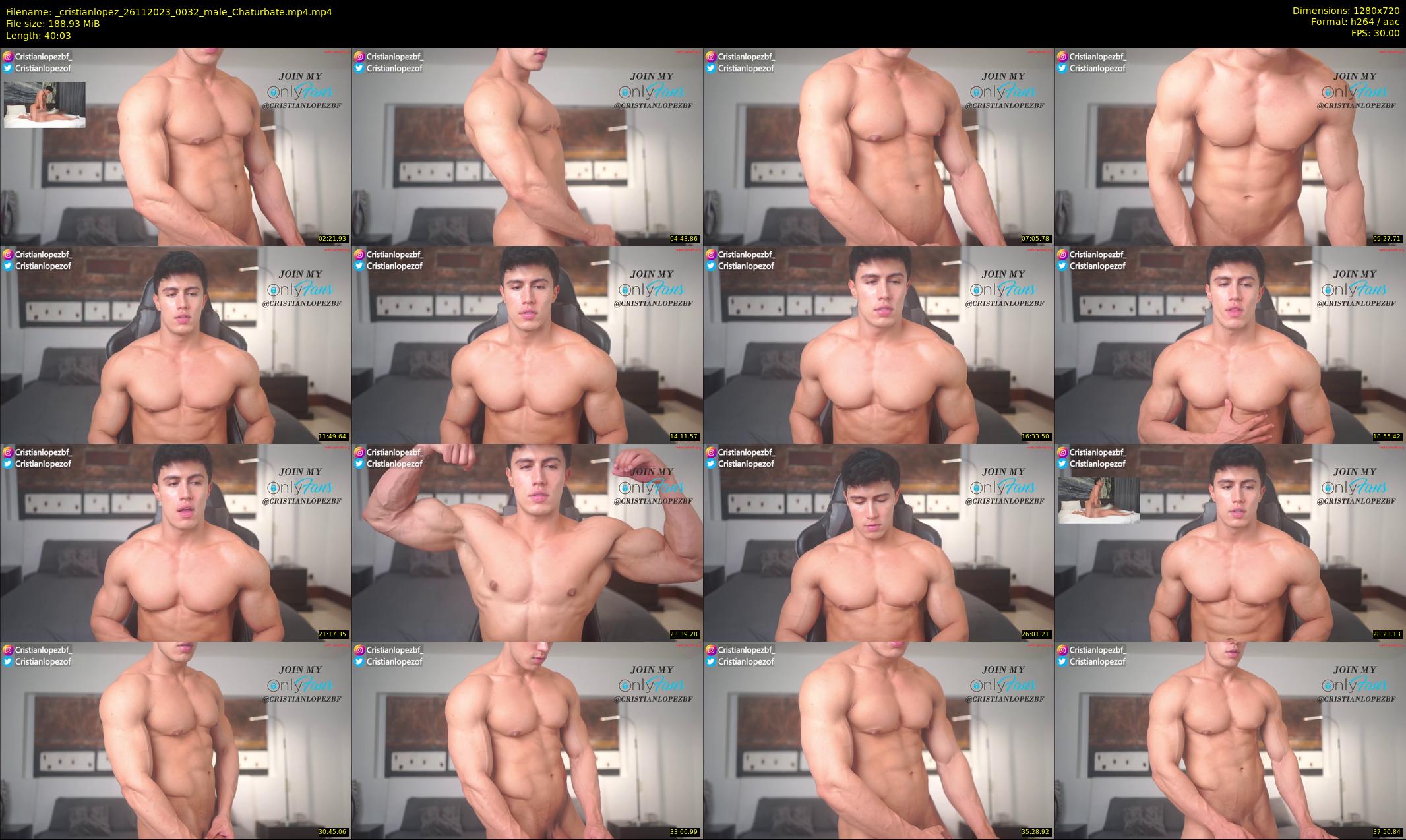 _cristianlopez — 41 minute Chaturbate male cam show recording, 720p, Nov 26, 2023