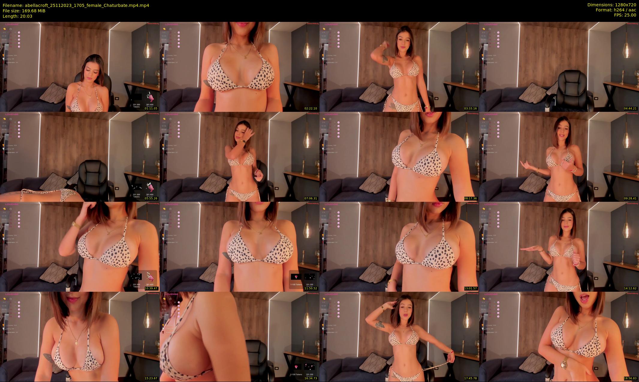 abellacroft — 21 minute Chaturbate female cam show recording, 720p, Nov 25, 2023