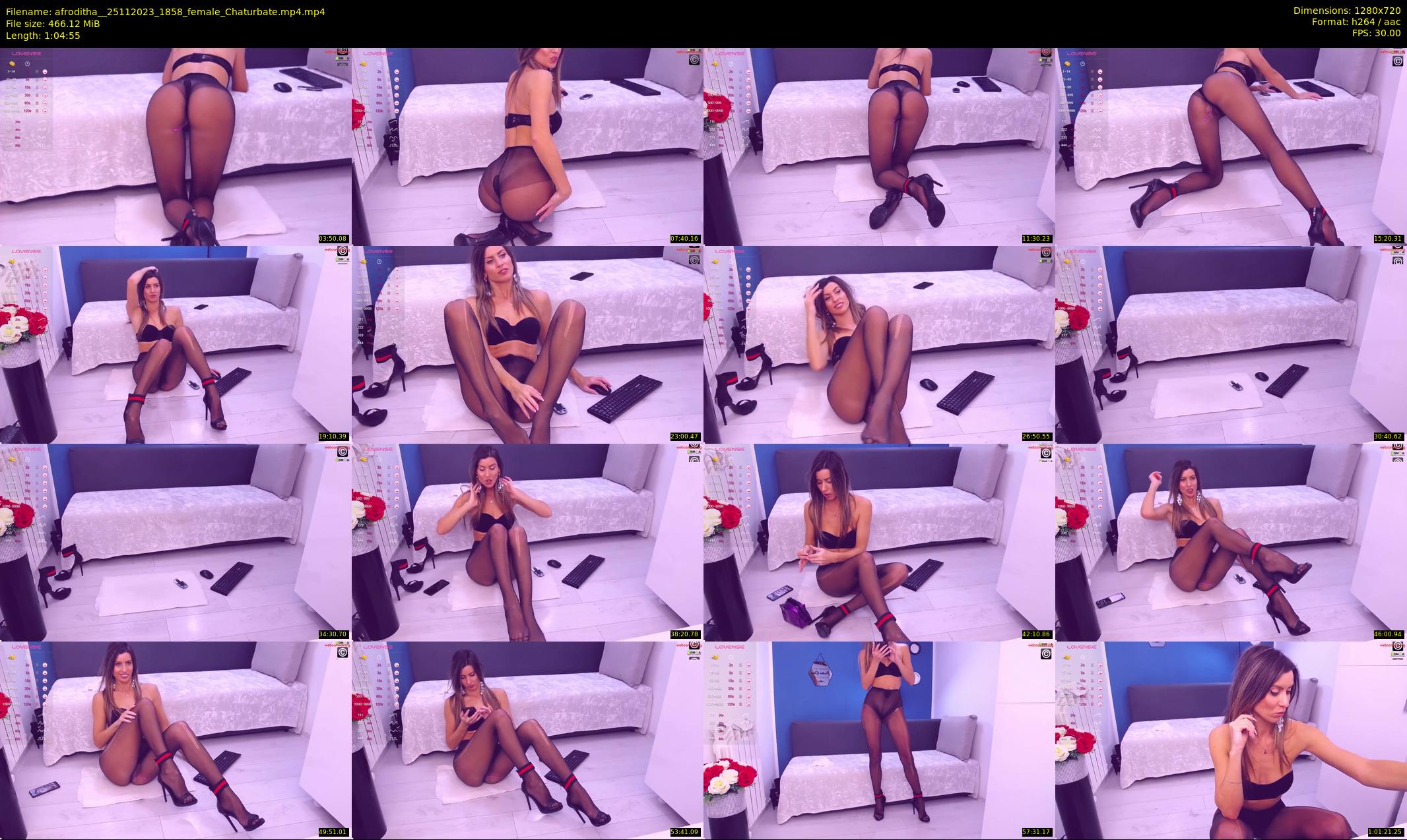 afroditha_ — 65 minute Chaturbate female cam show recording, 720p, Nov 25, 2023