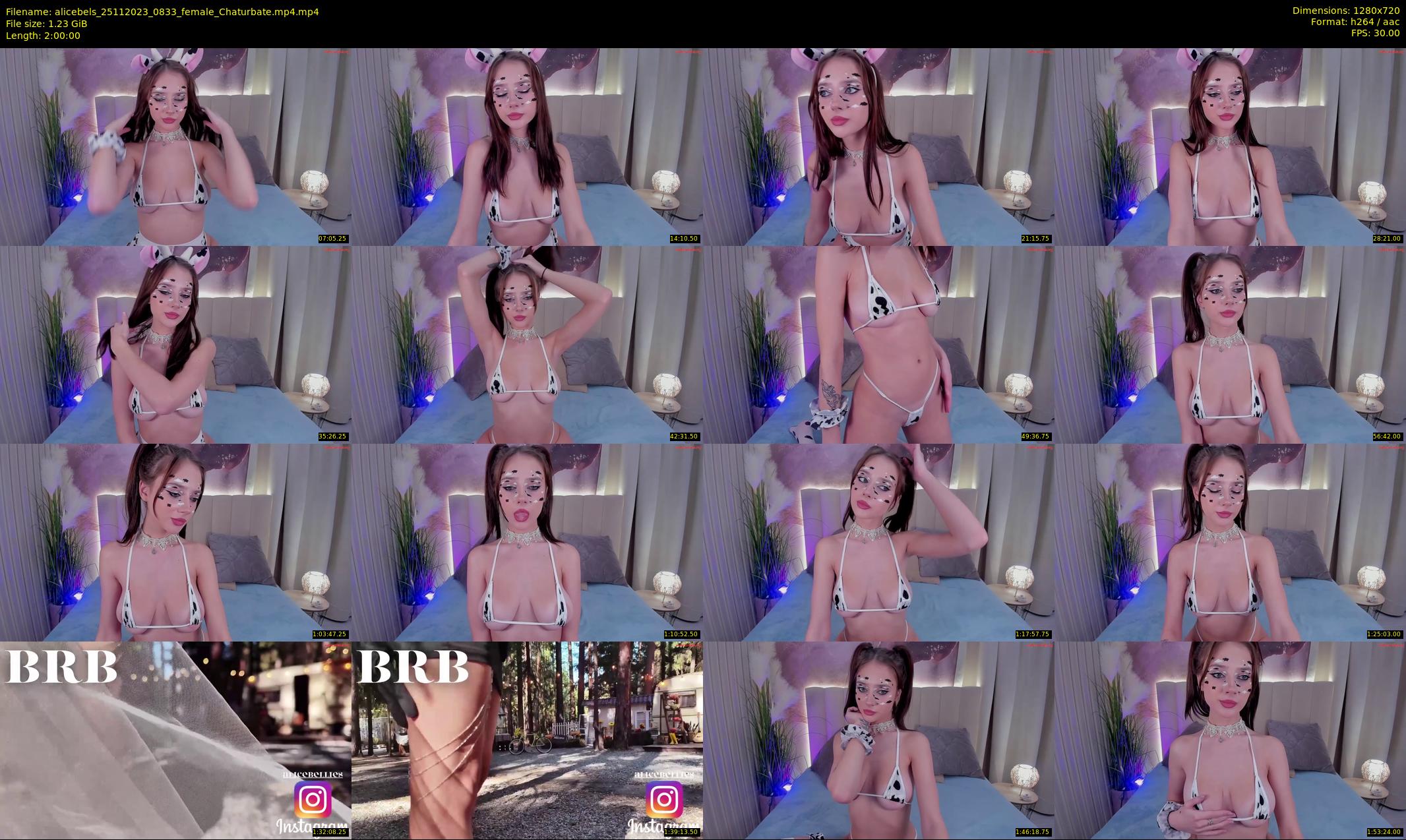 alicebels — 120 minute Chaturbate female cam show recording, 720p, Nov 25, 2023
