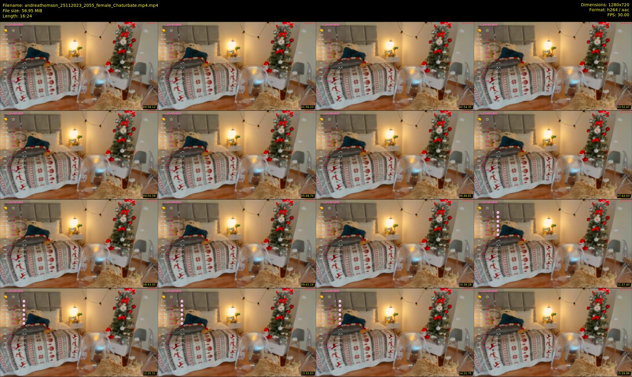 andreathomson — 17 minute Chaturbate female cam show recording, 720p, Nov 25, 2023