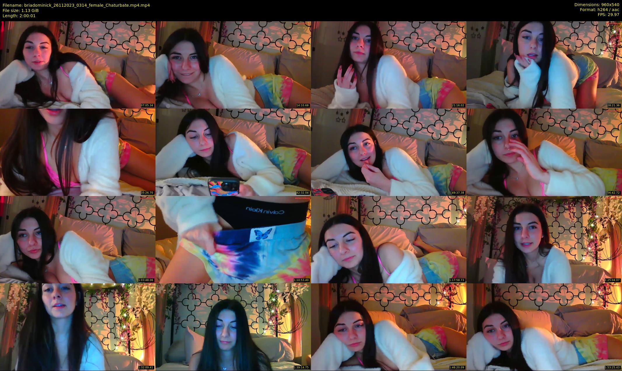 briadominick — 121 minute Chaturbate couple cam show recording, 480p, Nov 26, 2023