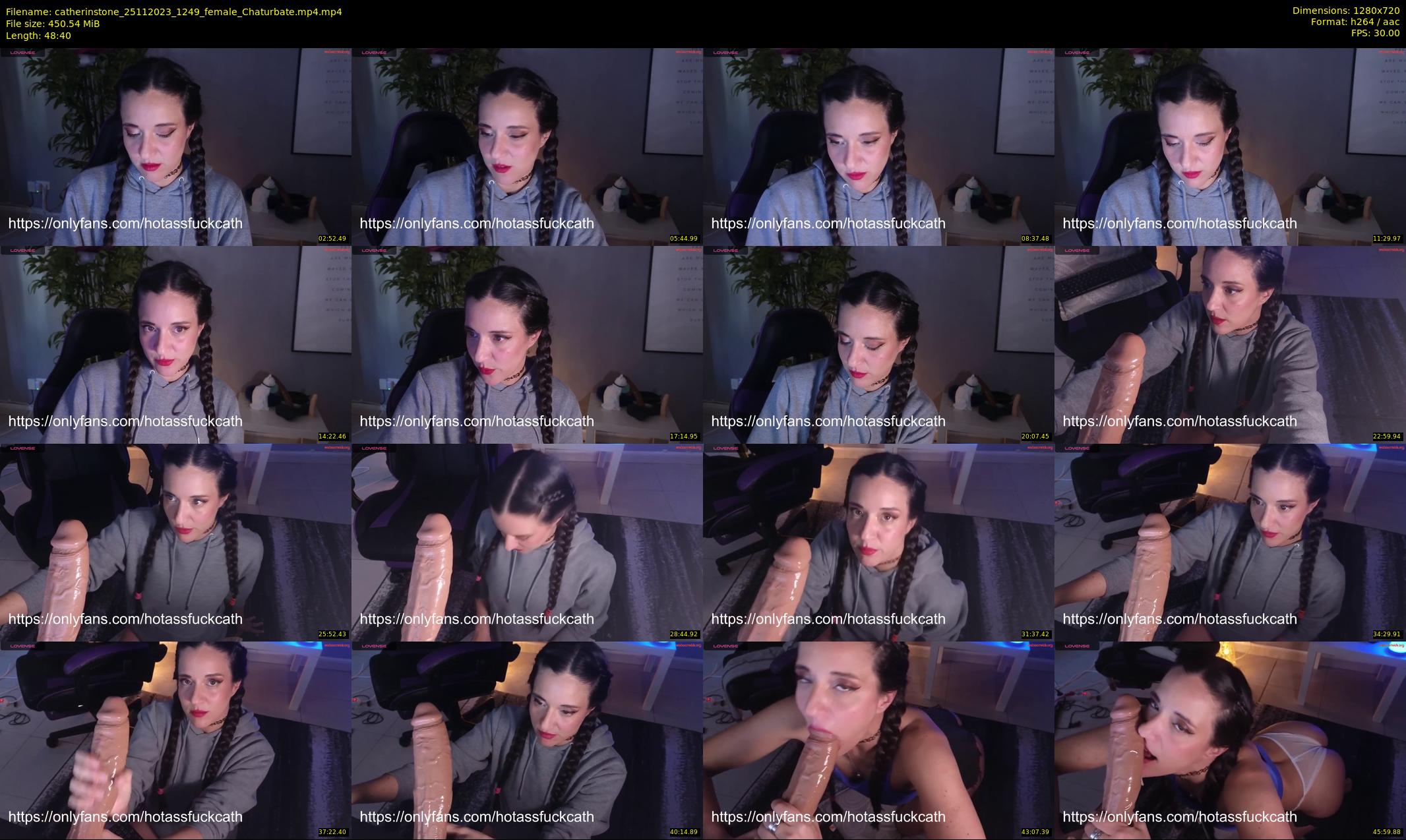 catherinstone — 49 minute Chaturbate female cam show recording, 720p, Nov 25, 2023