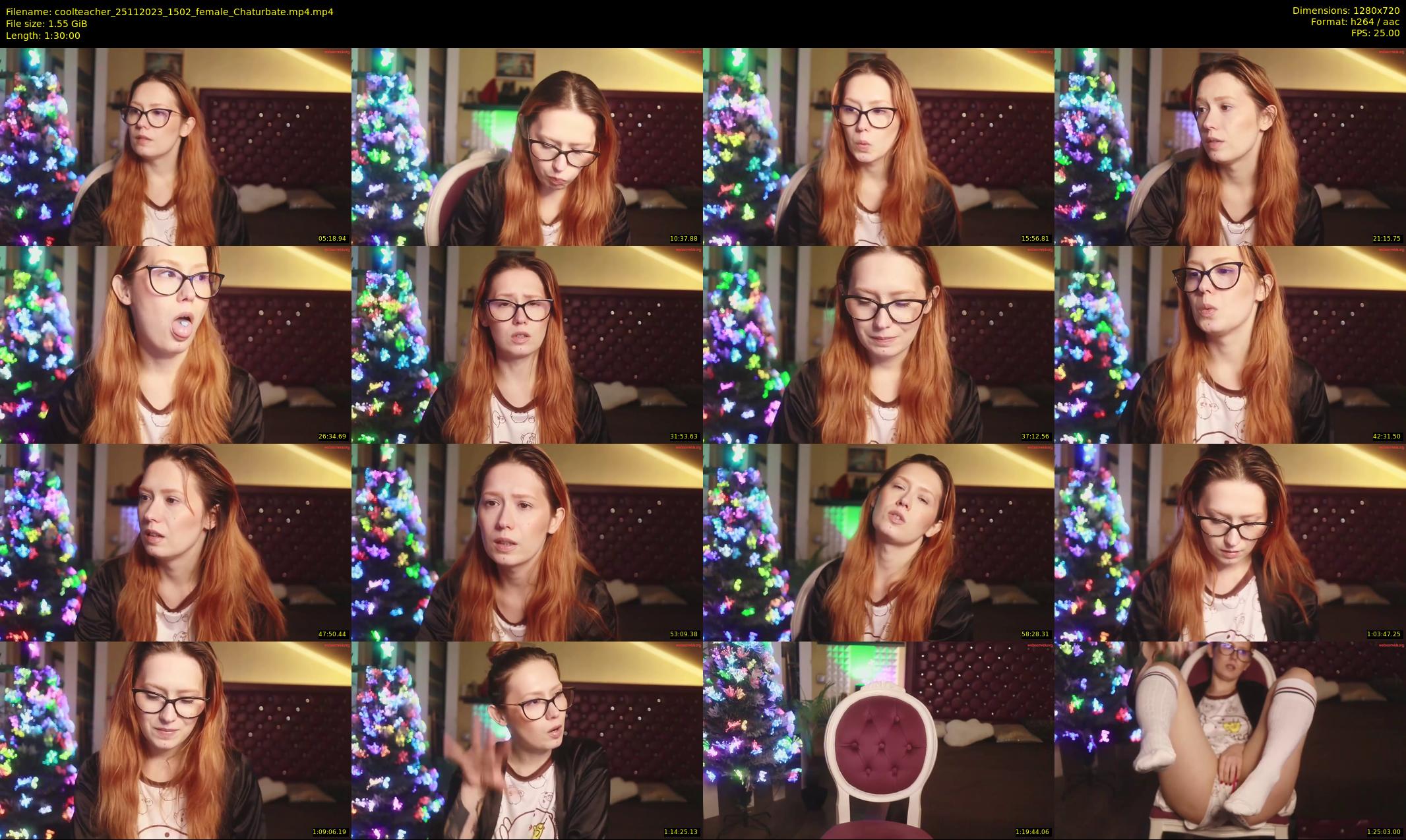coolteacher — 90 minute Chaturbate female cam show recording, 720p, Nov 25, 2023