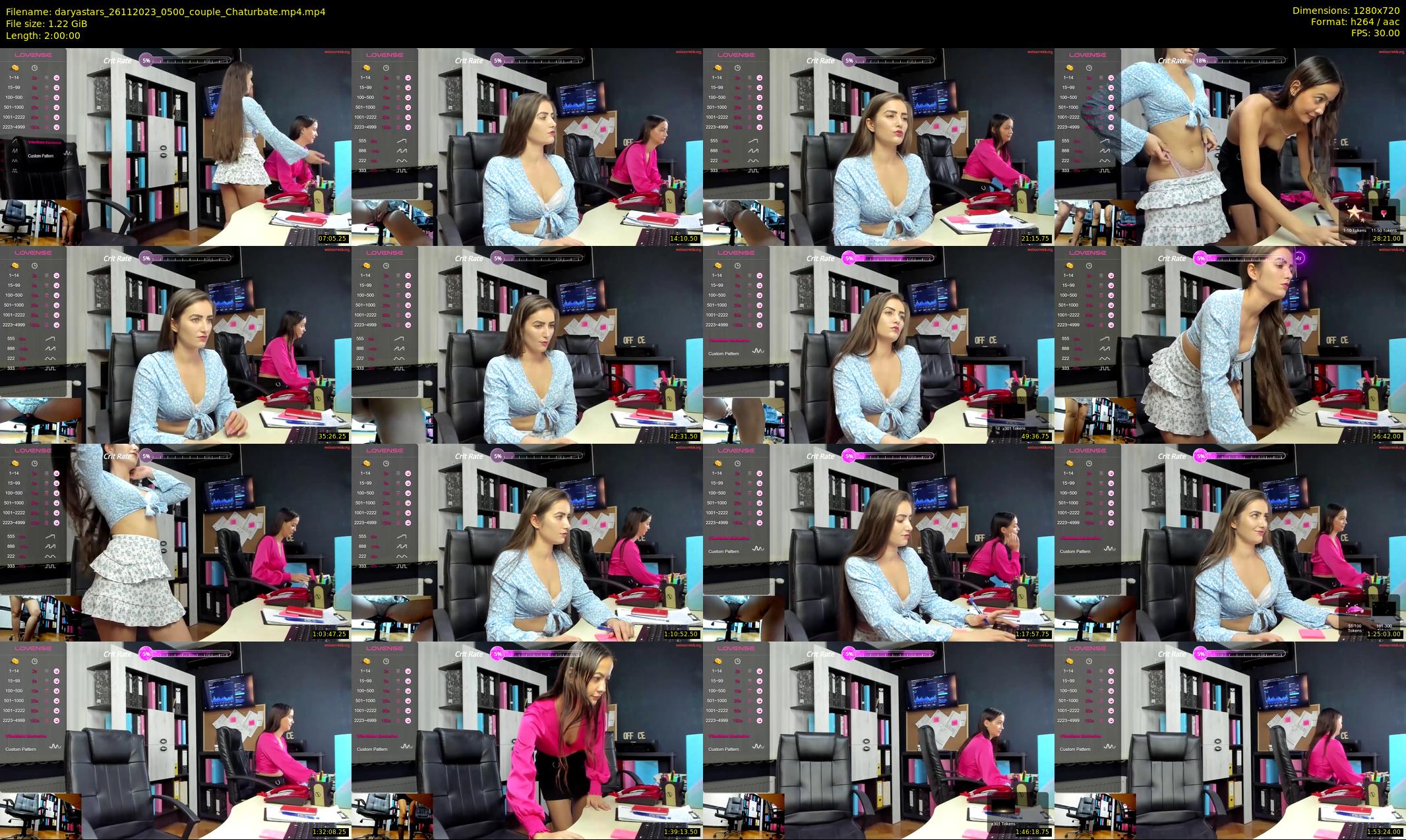 daryastars — 120 minute Chaturbate couple cam show recording, 720p, Nov 26, 2023
