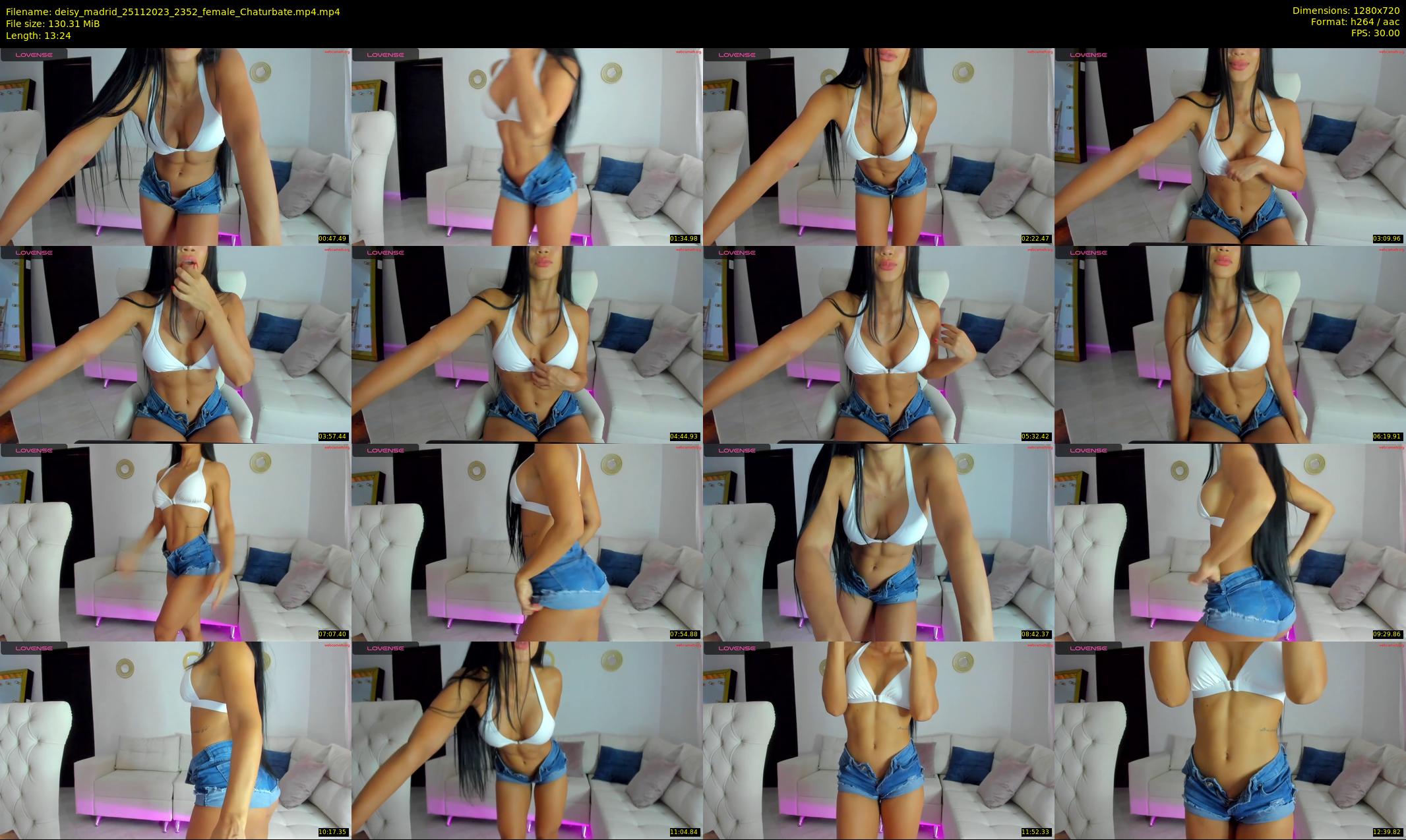 deisy_madrid — 14 minute Chaturbate female cam show recording, 720p, Nov 25, 2023