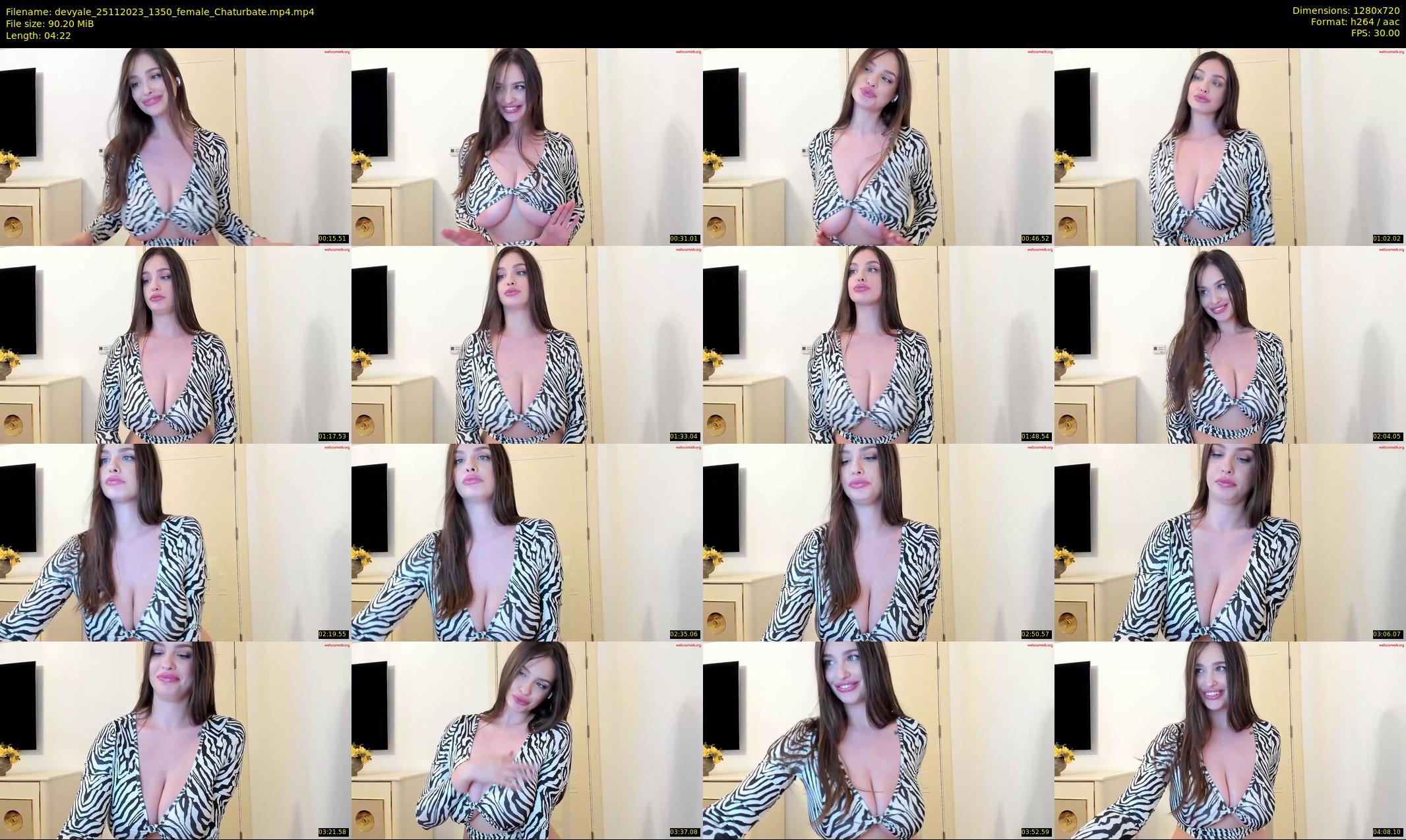 devyale — 5 minute Chaturbate female cam show recording, 720p, Nov 25, 2023