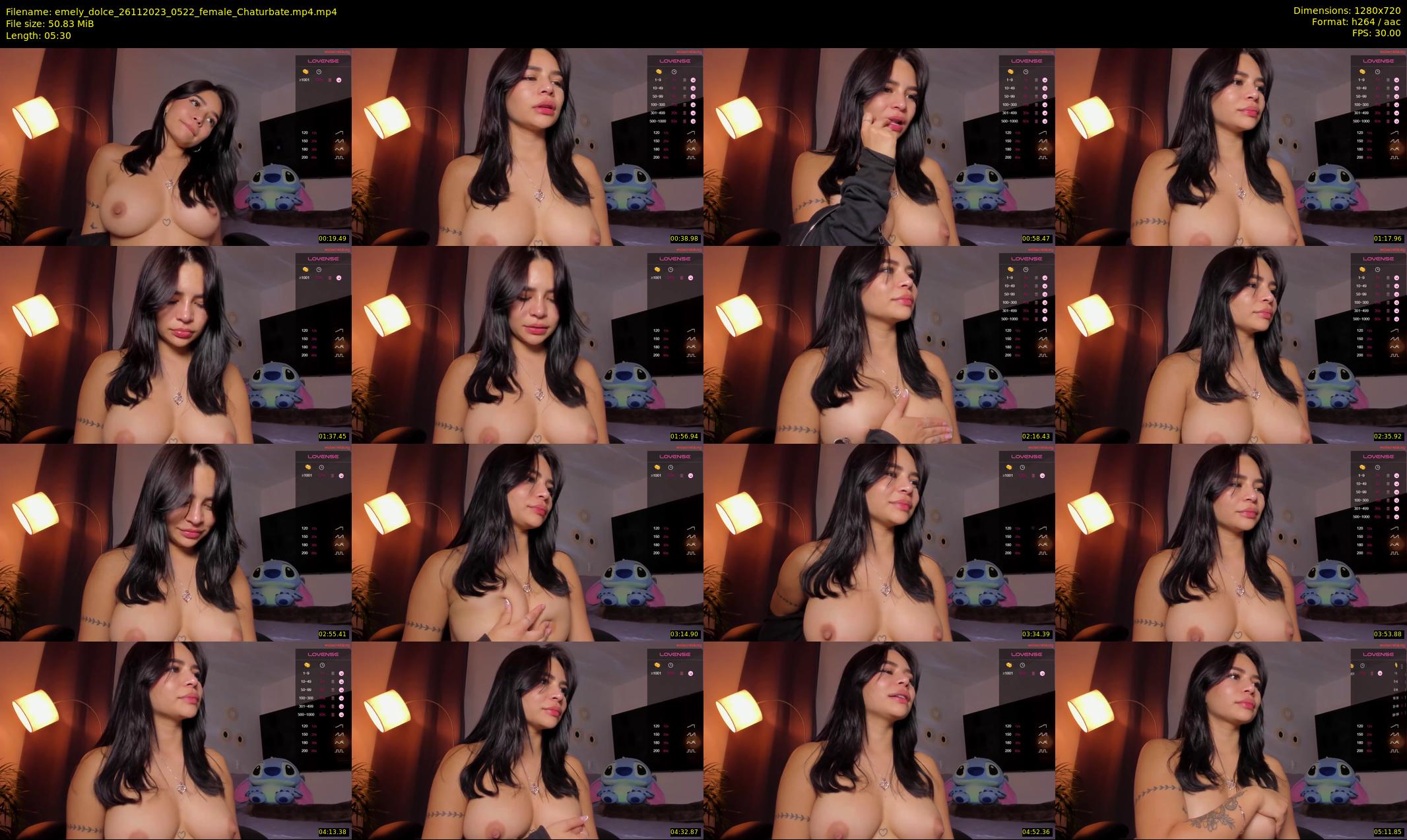 emely_dolce — 6 minute Chaturbate female cam show recording, 720p, Nov 26, 2023