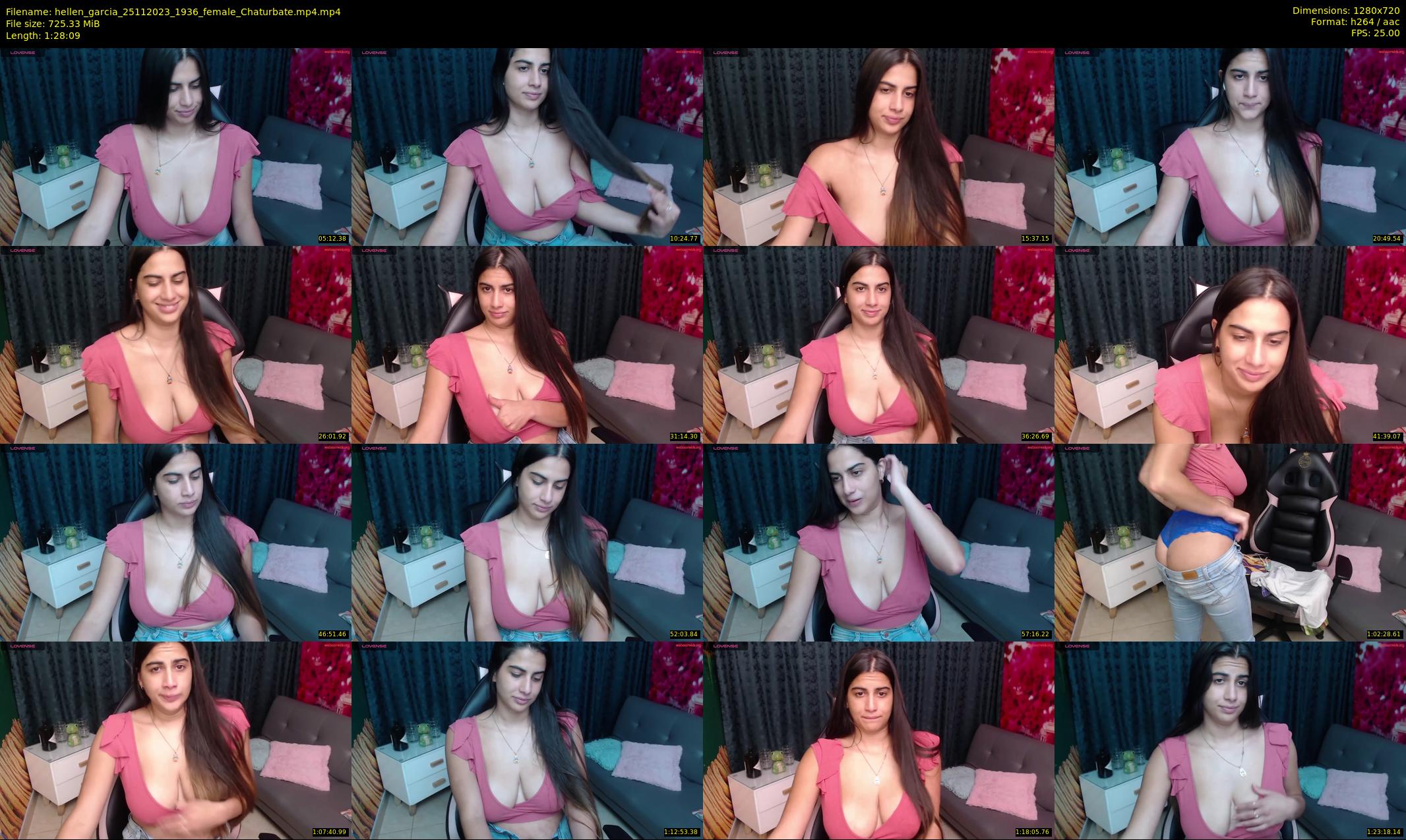 hellen_garcia — 89 minute Chaturbate female cam show recording, 720p, Nov 25, 2023