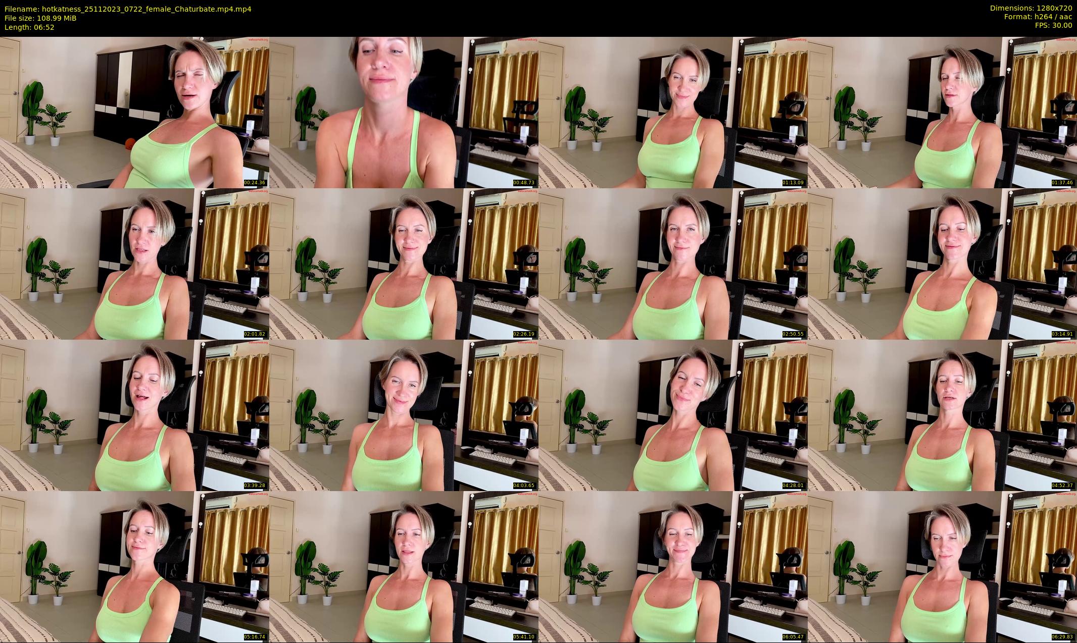 hotkatness — 7 minute Chaturbate female cam show recording, 720p, Nov 25, 2023