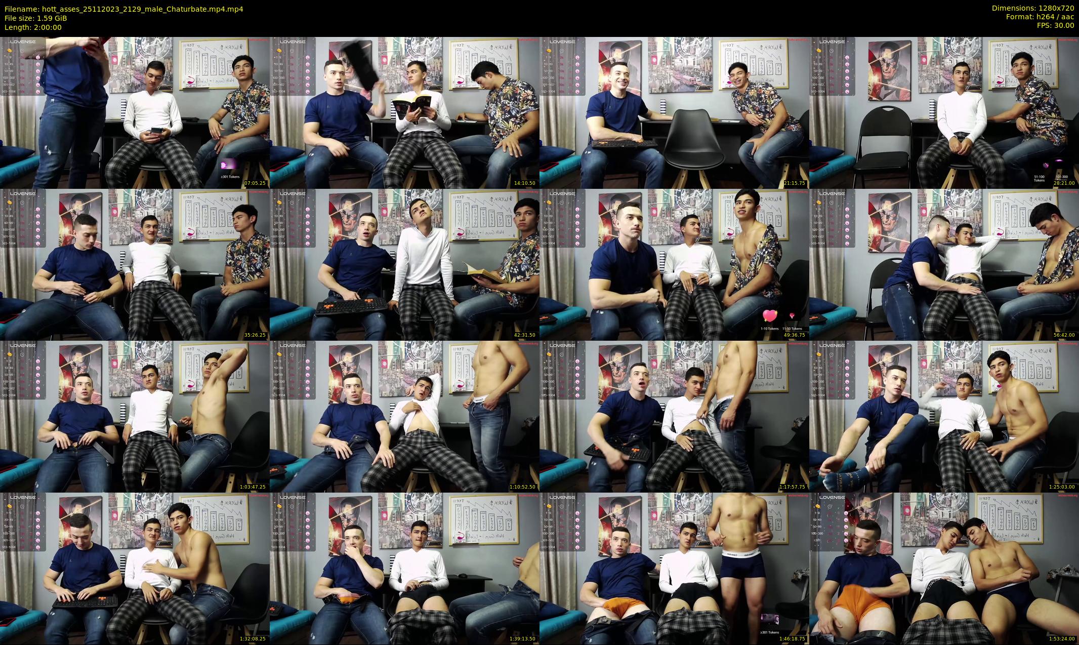hott_asses — 120 minute Chaturbate male cam show recording, 720p, Nov 25, 2023