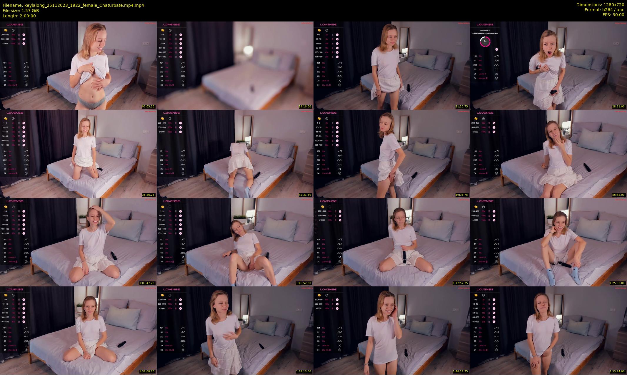 keylalong — 120 minute Chaturbate female cam show recording, 720p, Nov 25, 2023