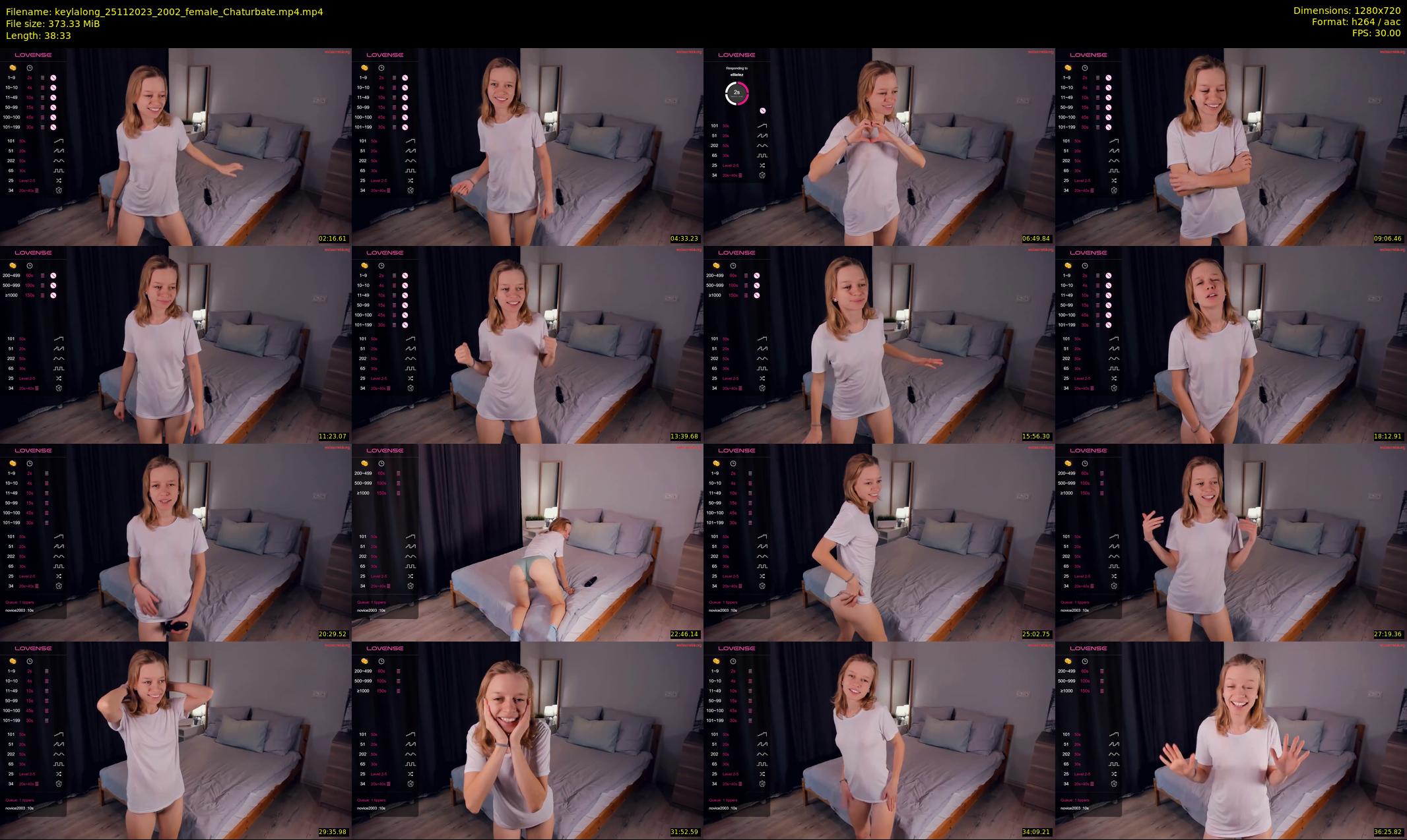 keylalong — 39 minute Chaturbate female cam show recording, 720p, Nov 25, 2023