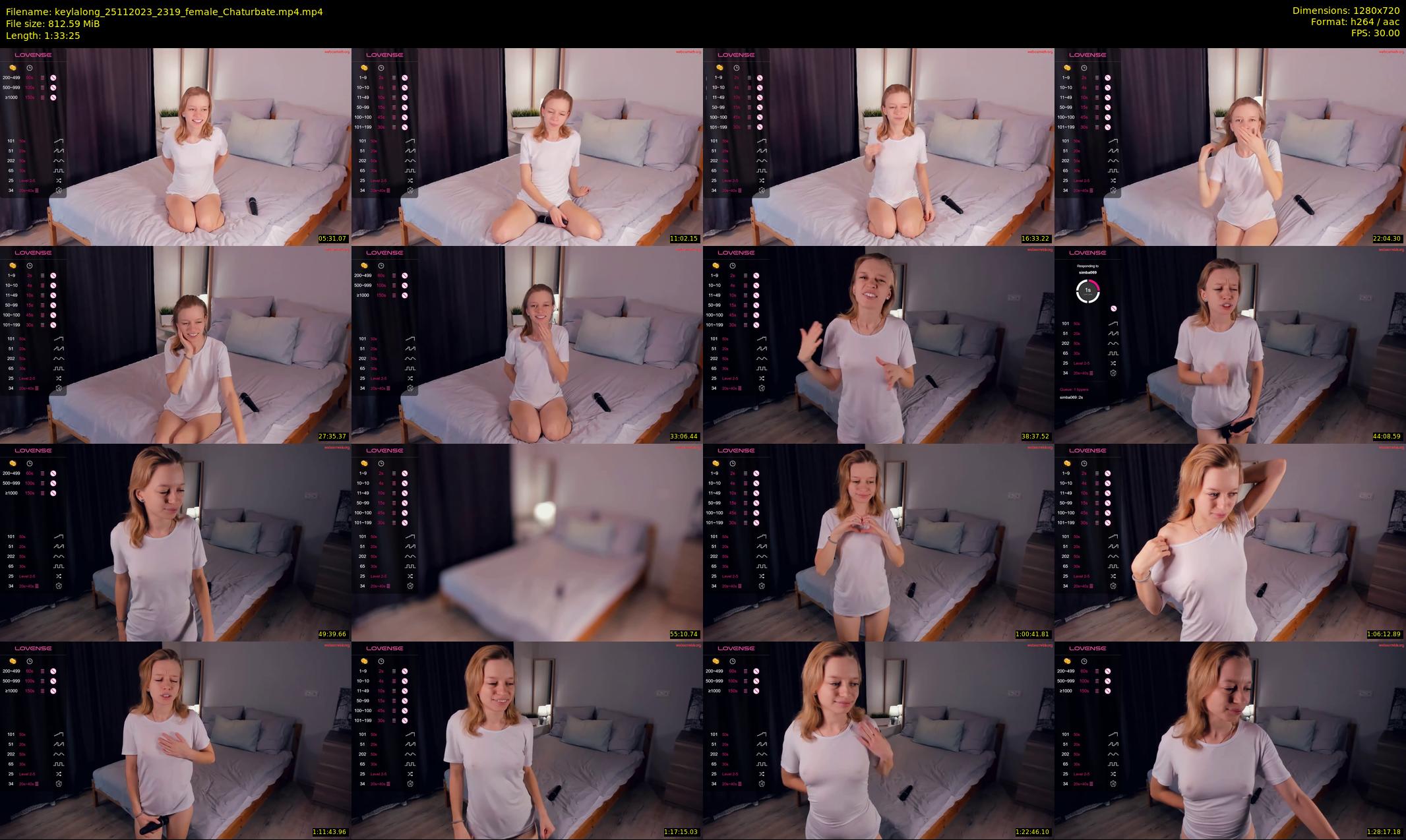 keylalong — 94 minute Chaturbate female cam show recording, 720p, Nov 25, 2023