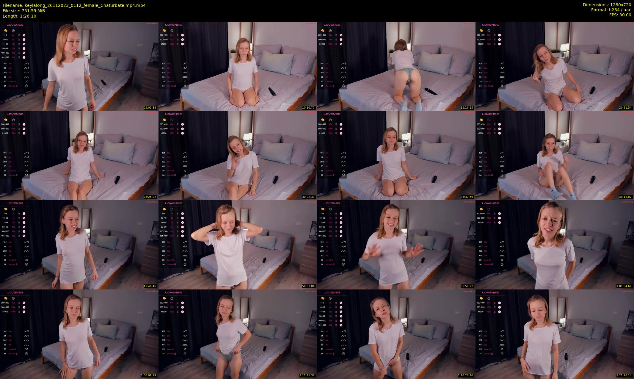 keylalong — 87 minute Chaturbate female cam show recording, 720p, Nov 26, 2023