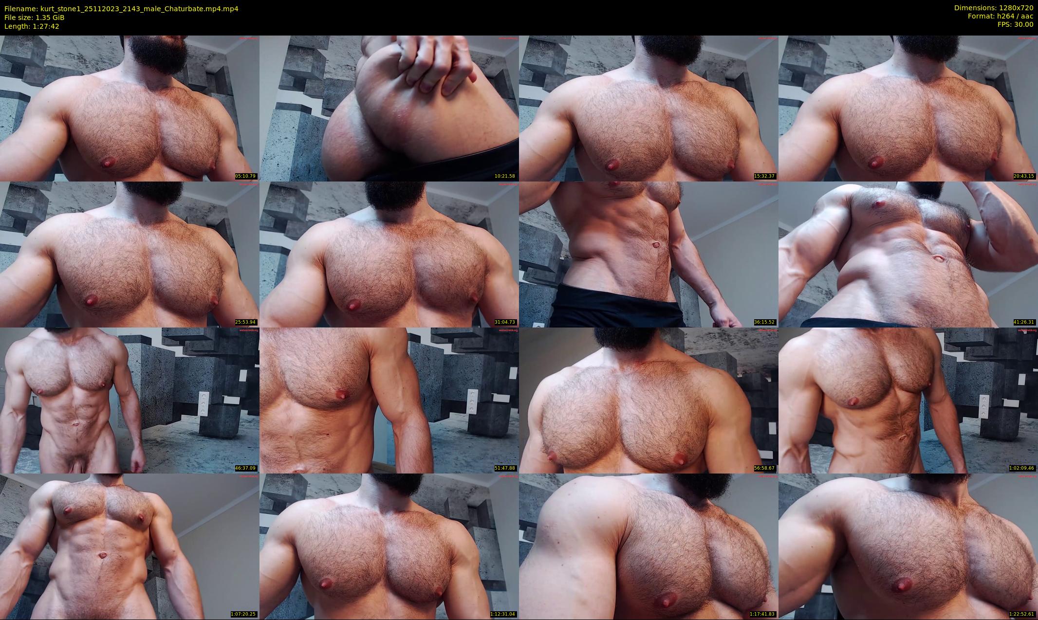 kurt_stone1 — 88 minute Chaturbate male cam show recording, 720p, Nov 25, 2023