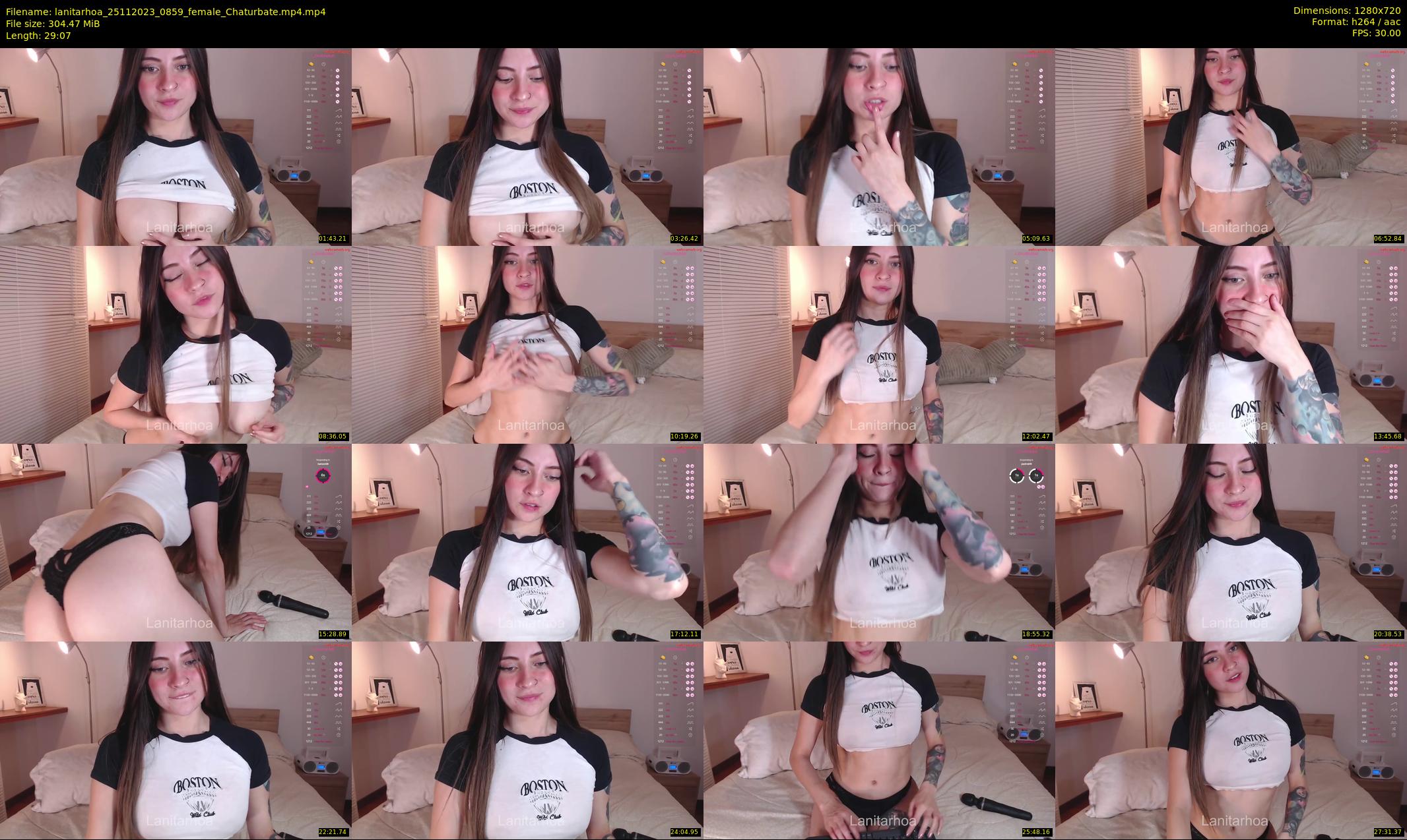lanitarhoa — 30 minute Chaturbate female cam show recording, 720p, Nov 25, 2023