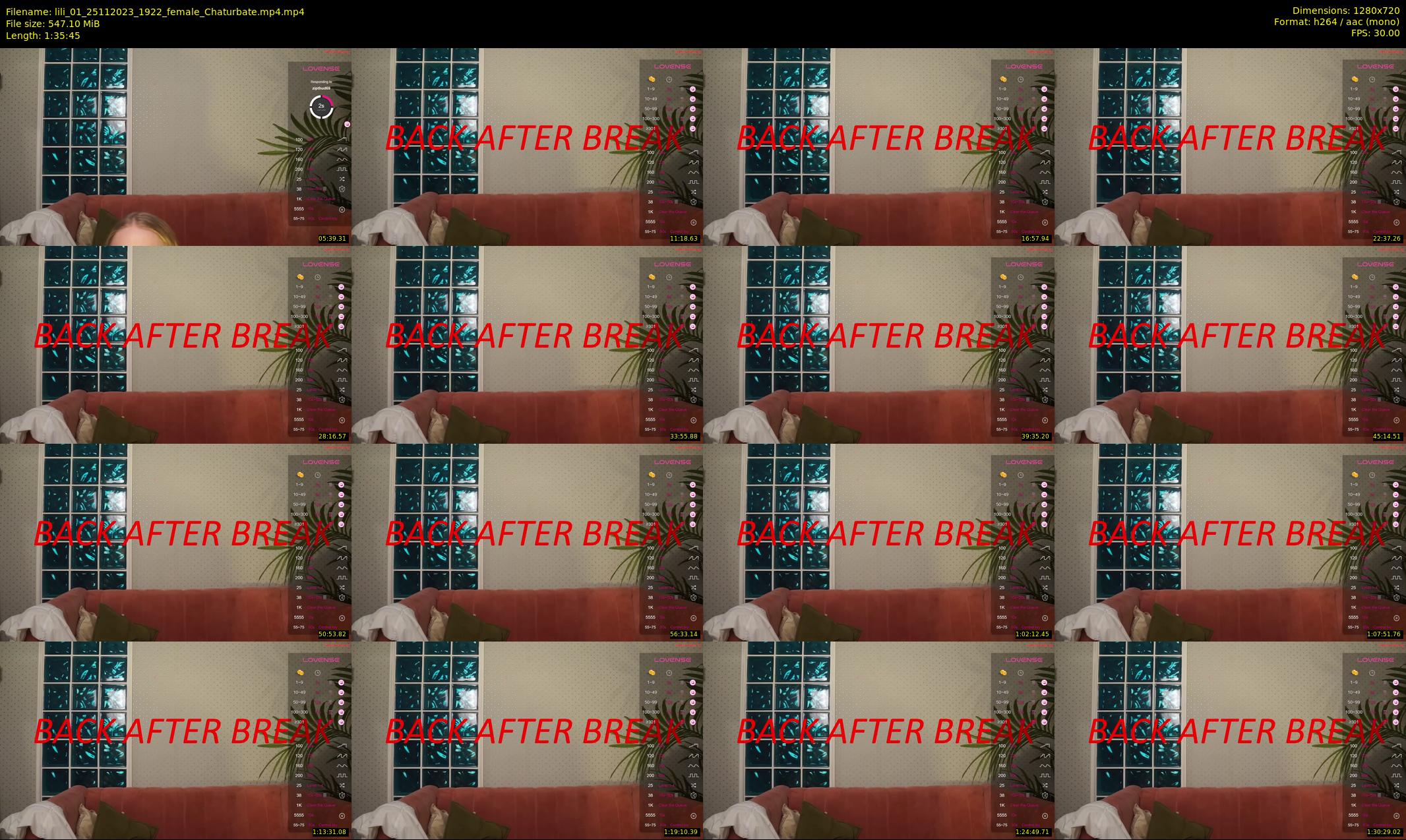 lili_01 — 96 minute Chaturbate female cam show recording, 720p, Nov 25, 2023