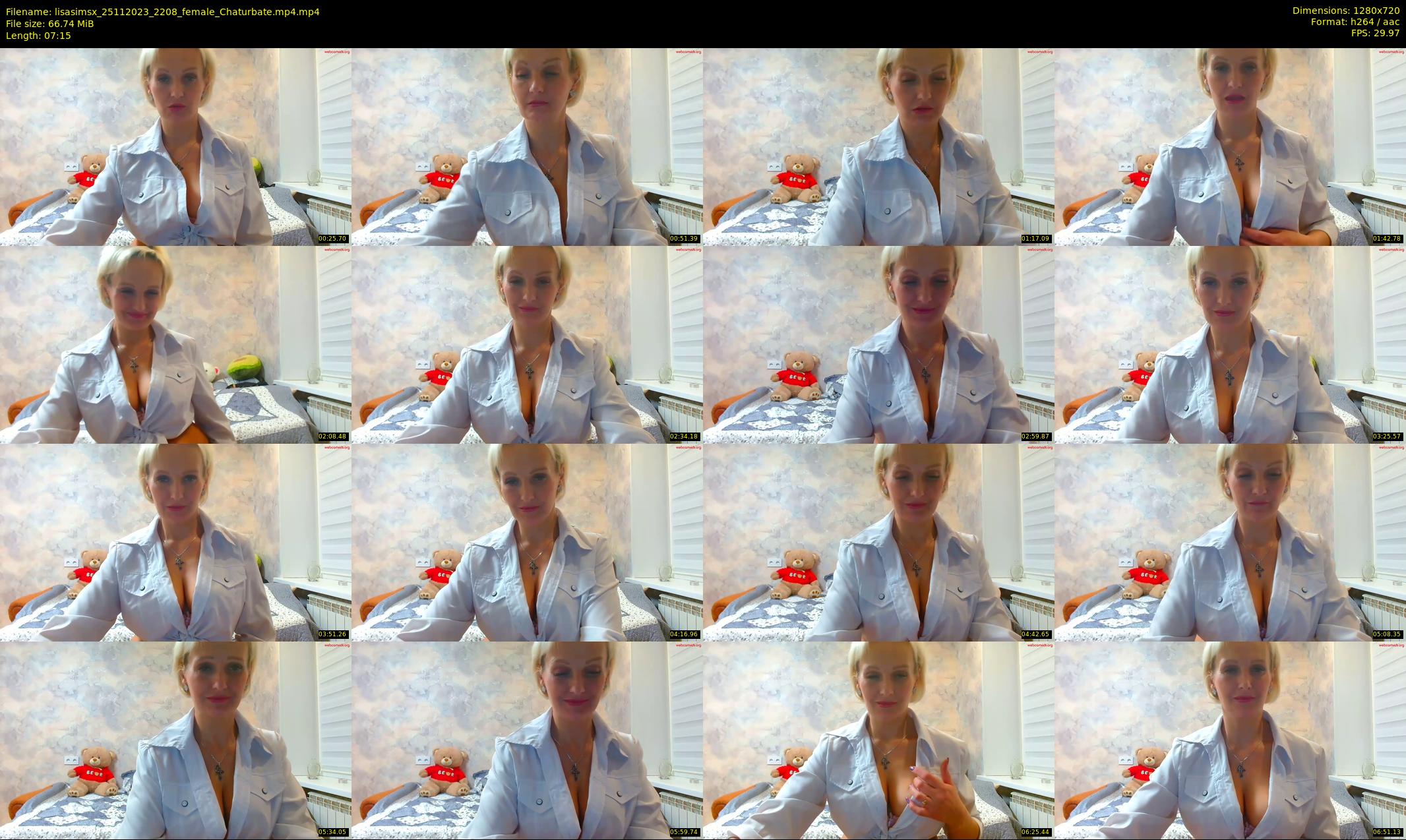 lisasimsx — 8 minute Chaturbate female cam show recording, 720p, Nov 25, 2023
